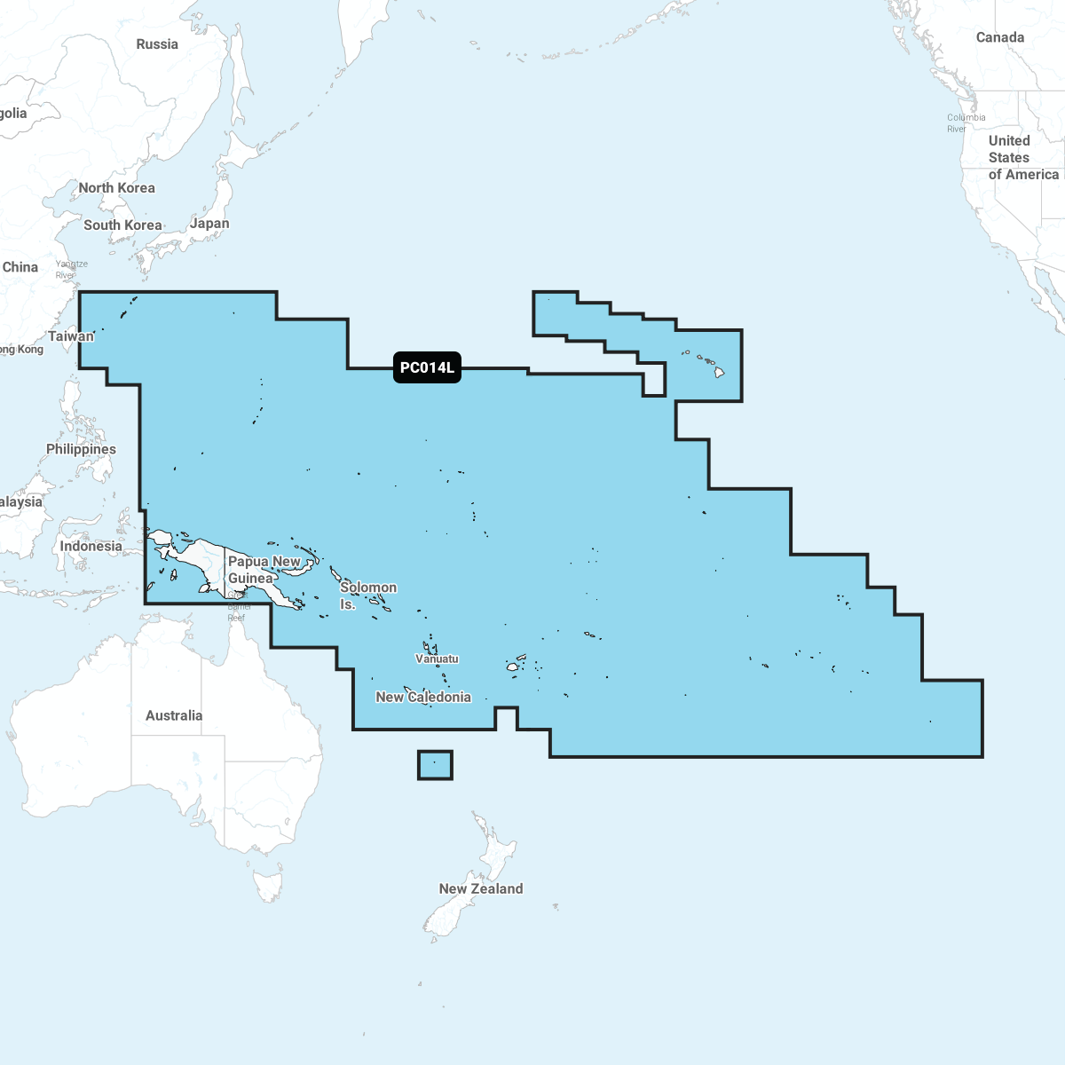 Image of Navionics Electronic Marine Charts for Chartplotters - Pacific Islands