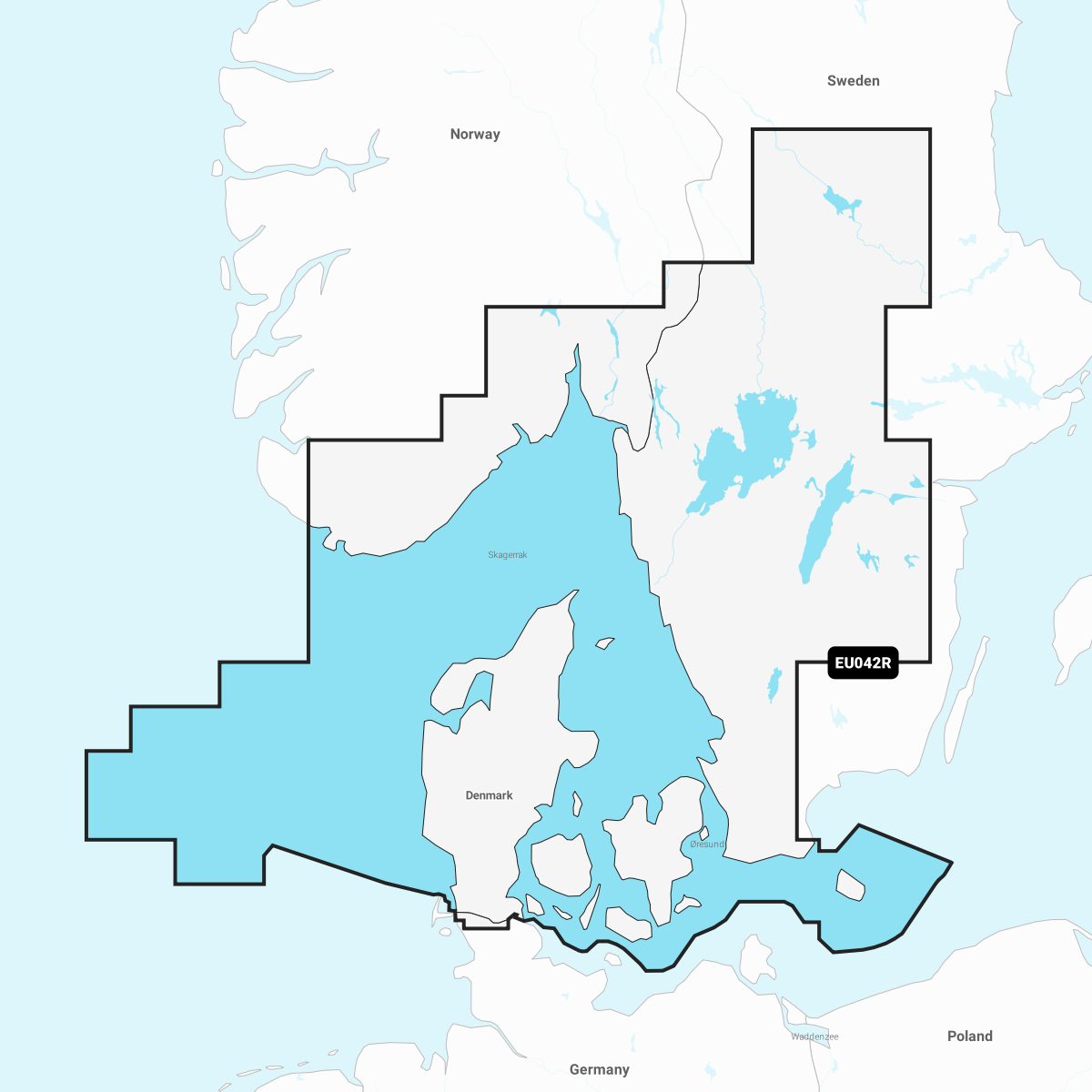 Image of Navionics Electronic Marine Charts for Chartplotters - Oslo to Trelleborg