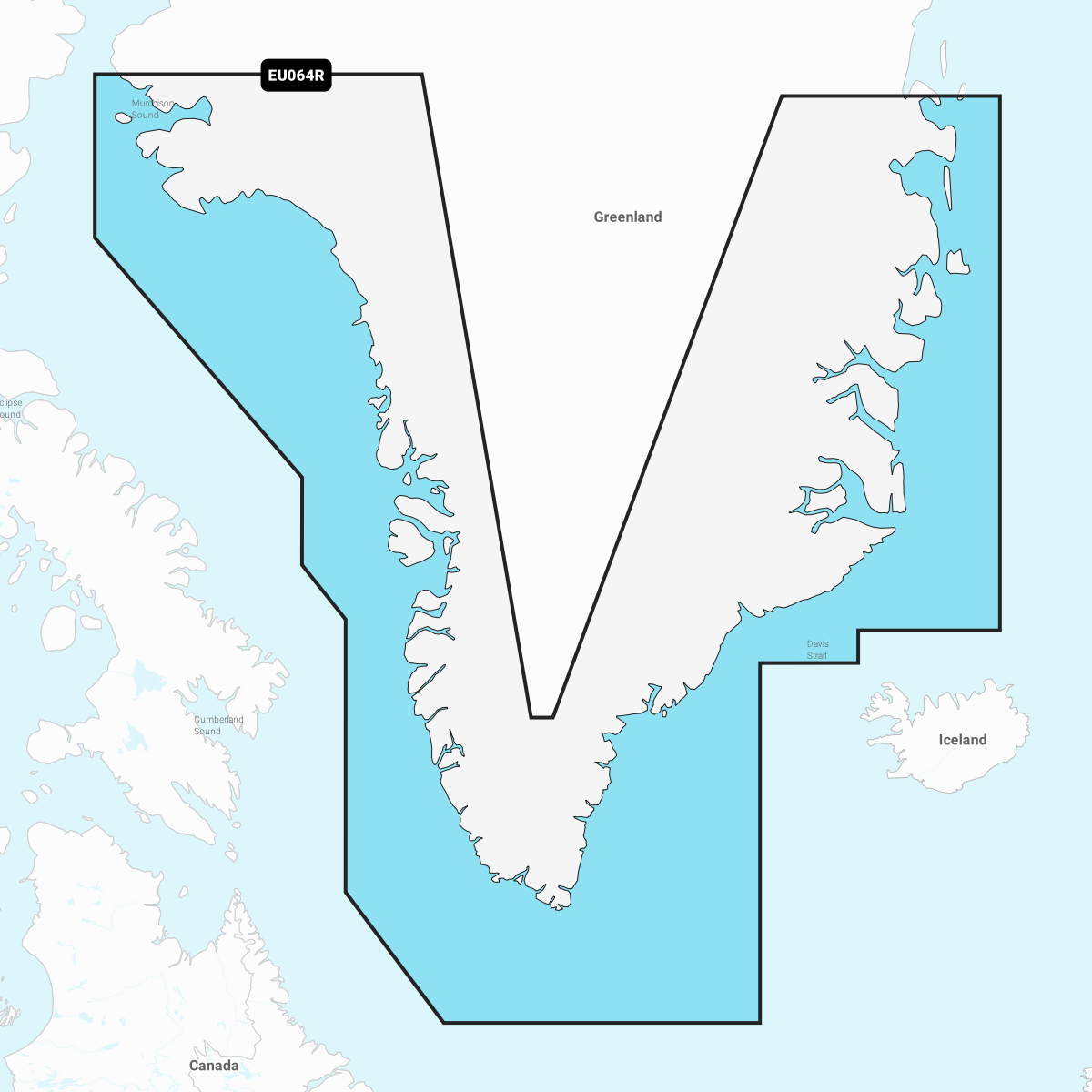Image of Navionics Electronic Marine Charts for Chartplotters - Greenland