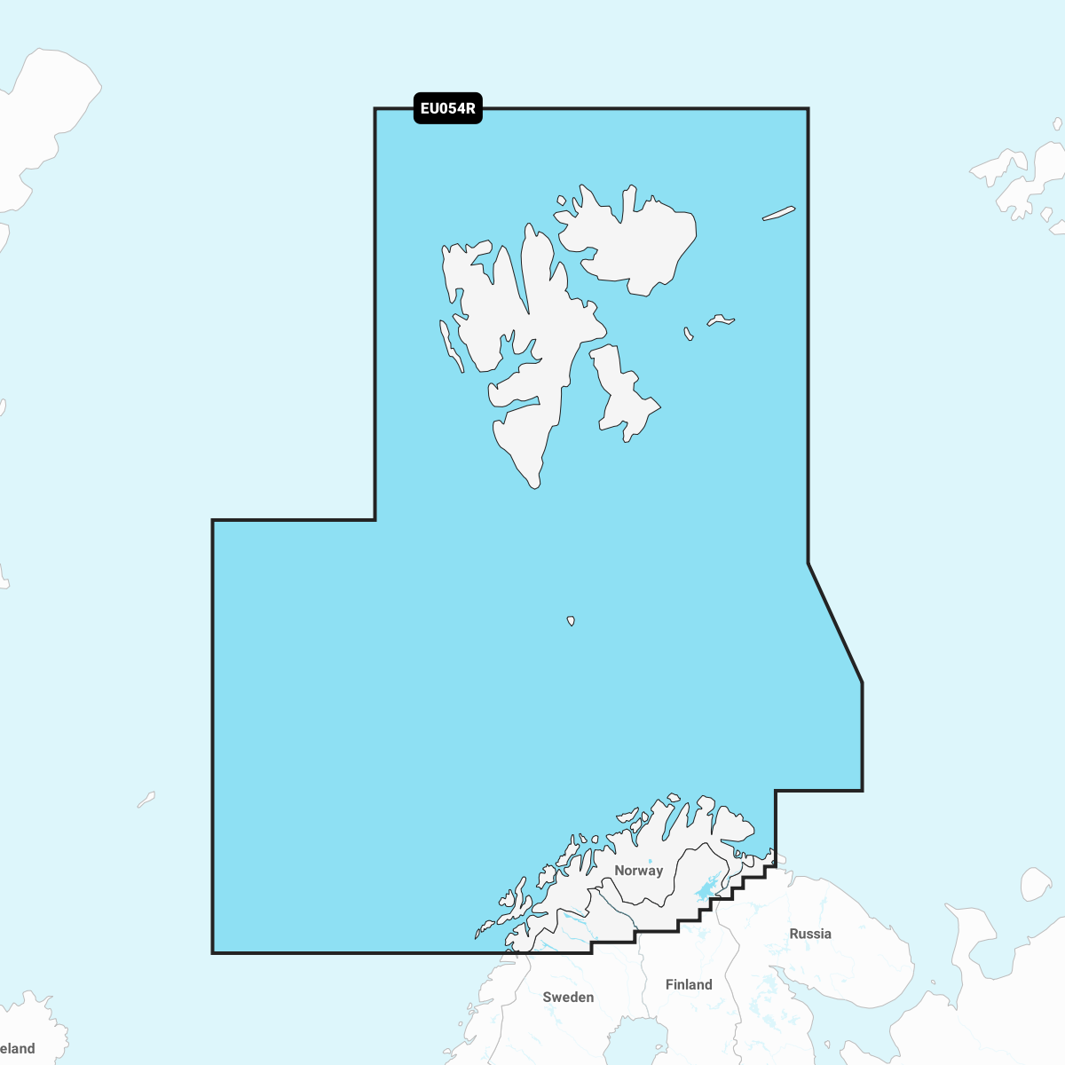 Image of Navionics Electronic Marine Charts for Chartplotters - Norway, Vestfjorden - Svalbard