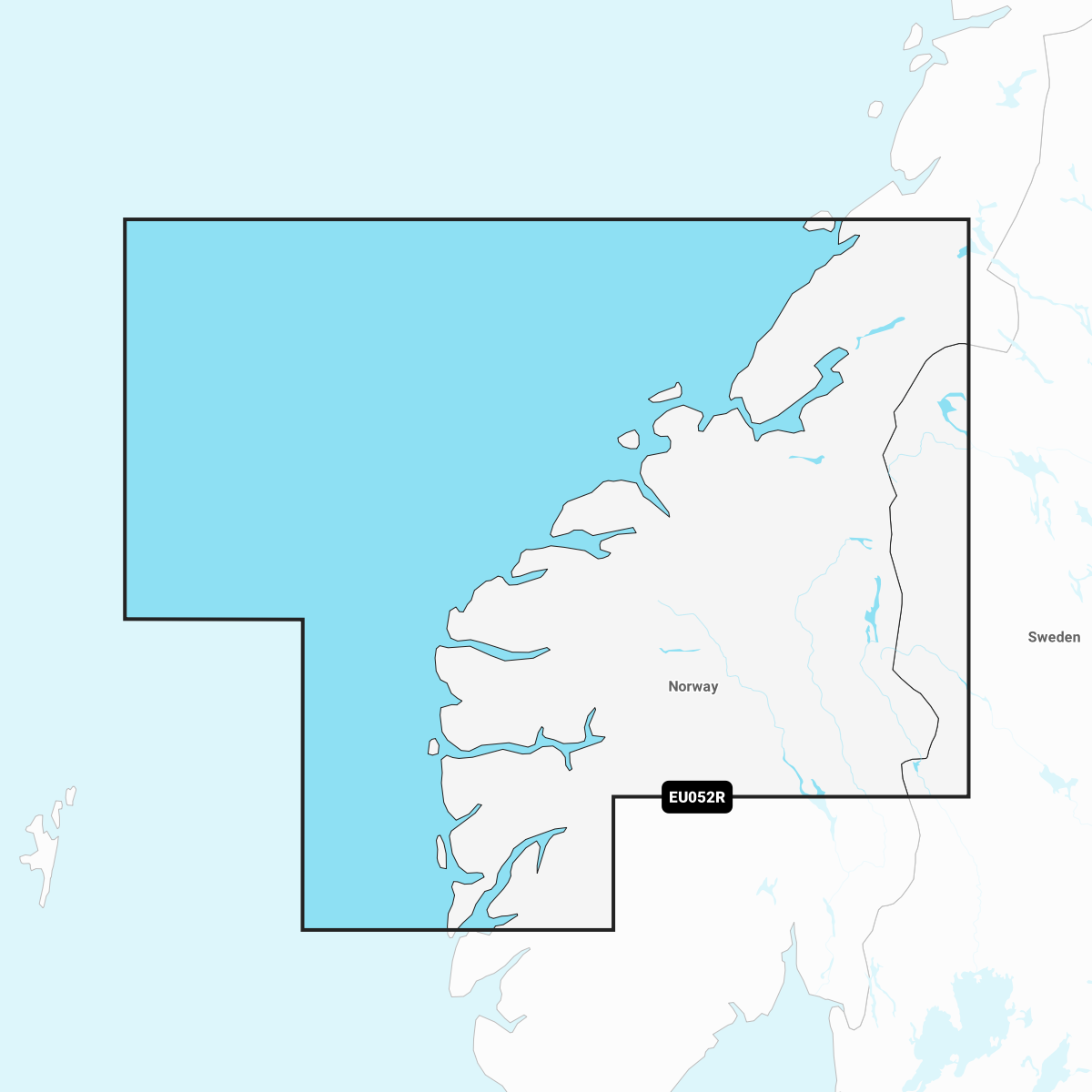 Image of Navionics Electronic Marine Charts for Chartplotters - Norway Sognefjord - Svefjorden
