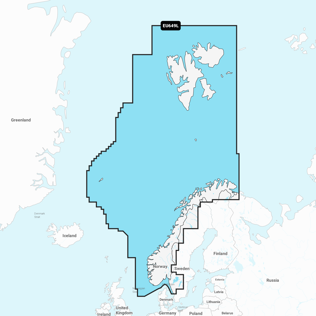 Image of Navionics Electronic Marine Charts for Chartplotters - Norway