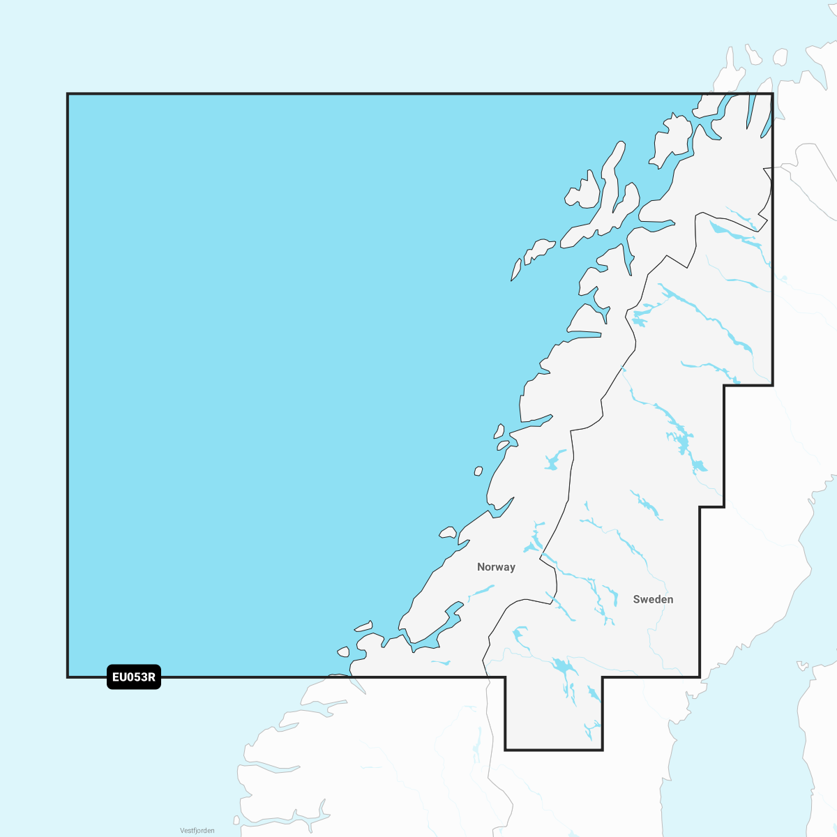 Image of Navionics Electronic Marine Charts for Chartplotters - Norway, Trondheim to Tromso