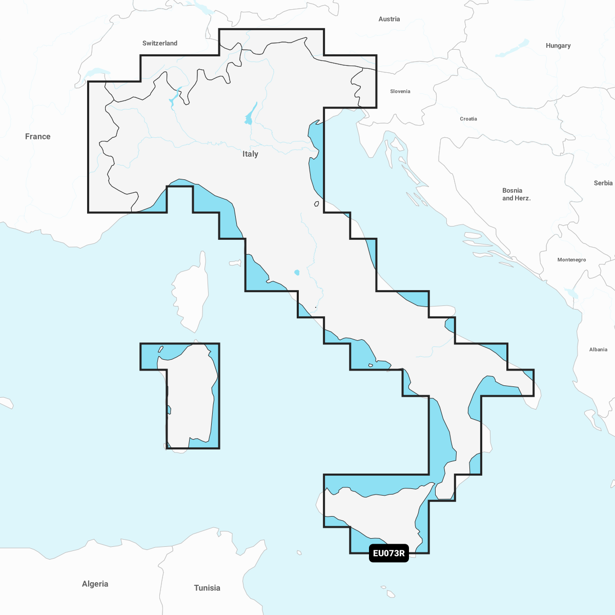 Image of Navionics Electronic Marine Charts for Chartplotters - Italy, Lakes & Rivers