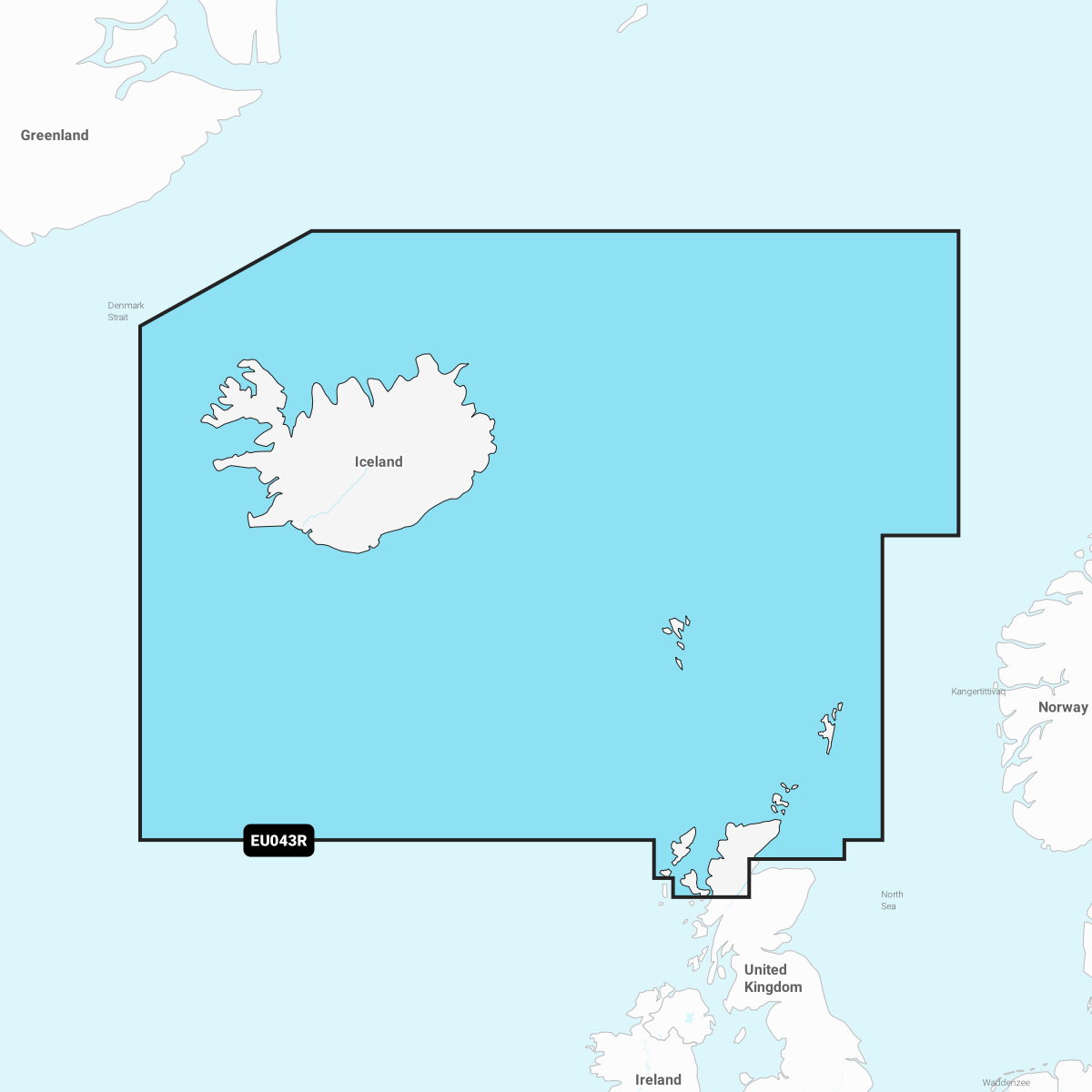 Image of Navionics Electronic Marine Charts for Chartplotters - Iceland to Orkney