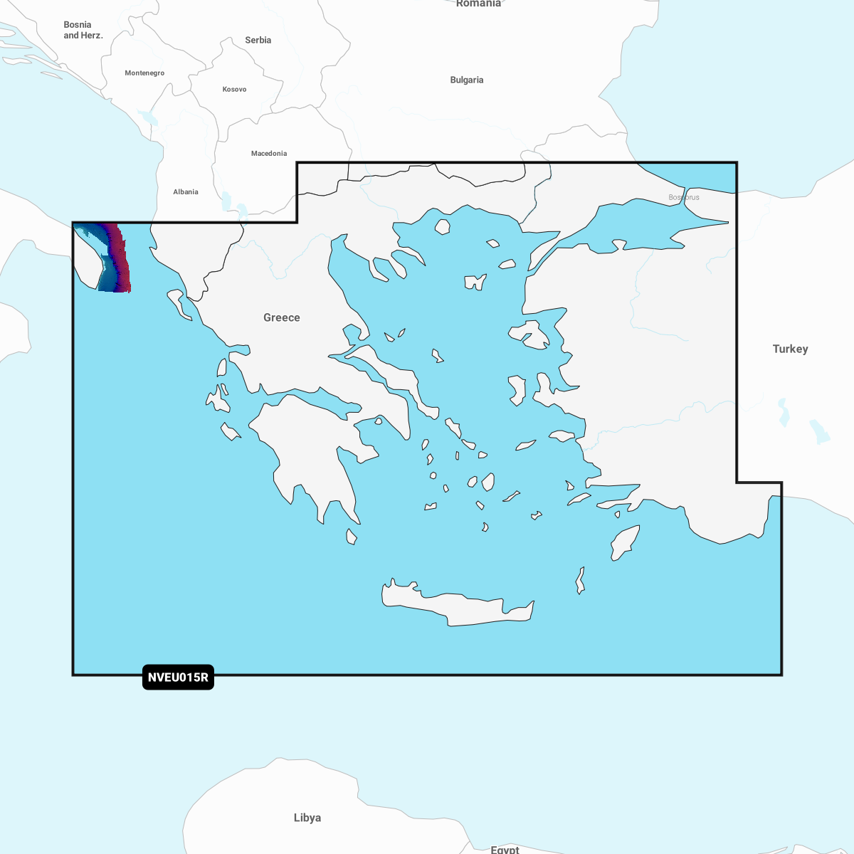 Image of Navionics Electronic Marine Charts for Chartplotters - Aegean Sea, Sea of Marmara