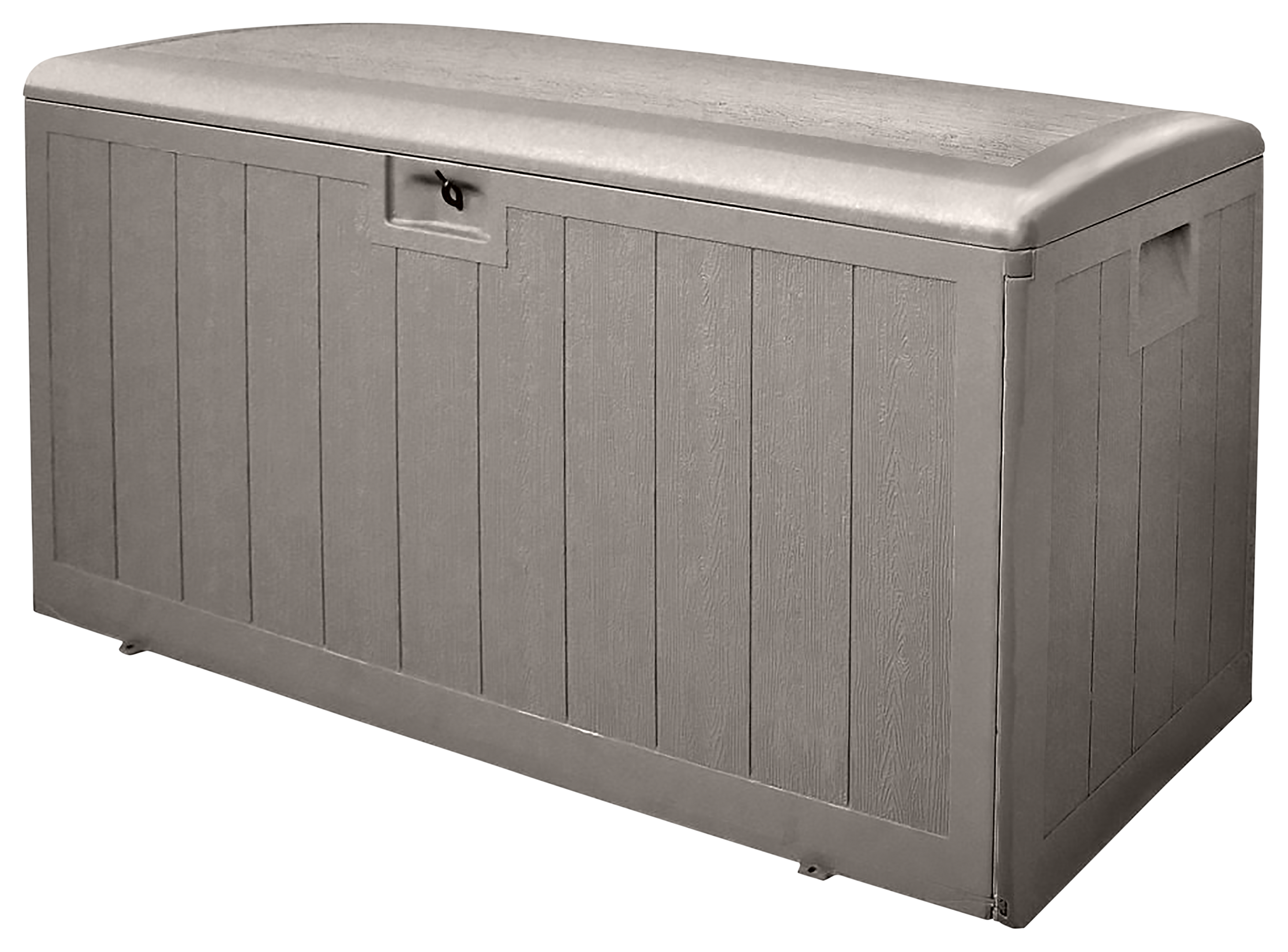 Image of Bass Pro Shops 130-Gallon Deck Box - Gray