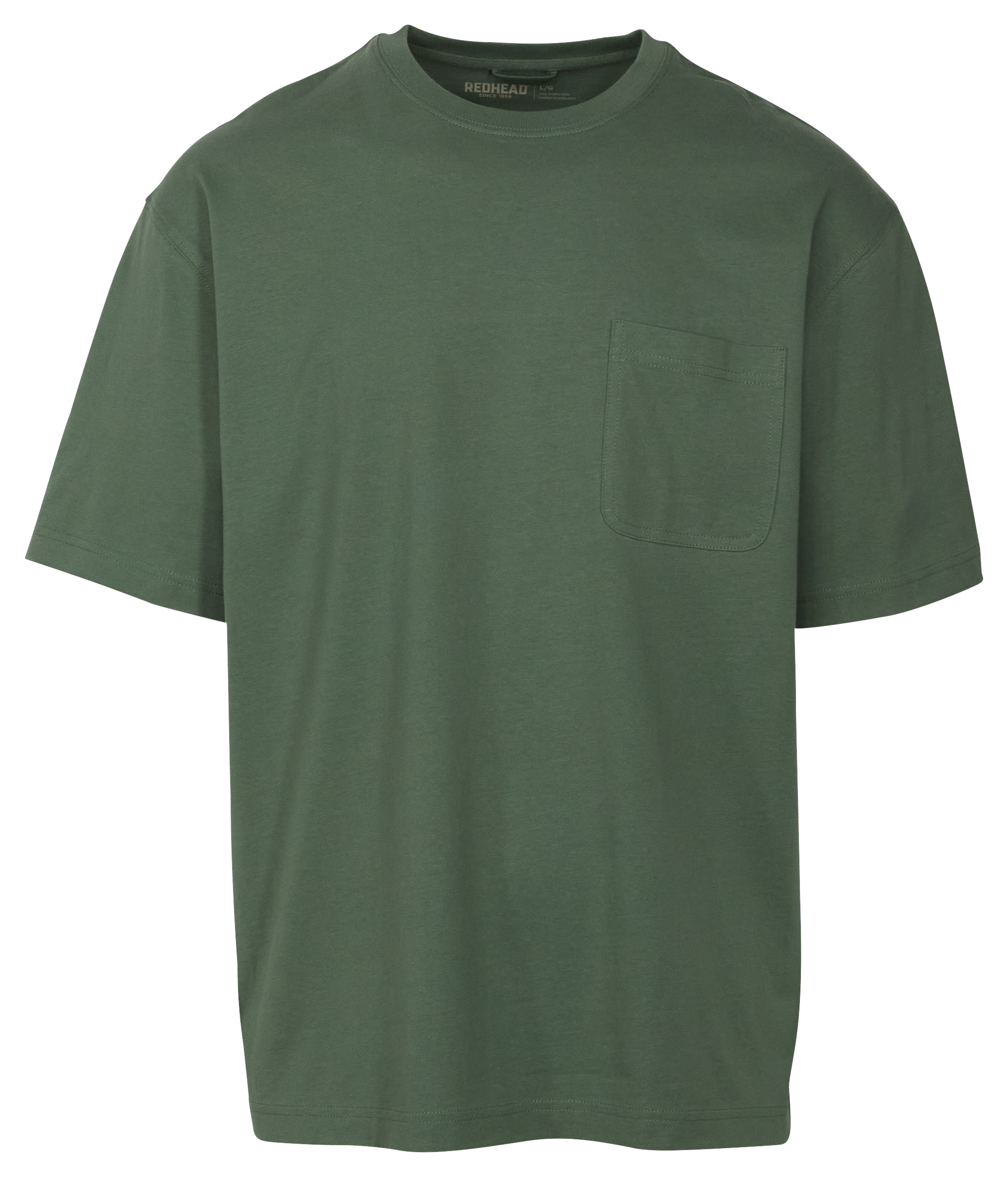 Redhead Pocket Short-Sleeve T-Shirt for Men - Khaki Heather - XLT
