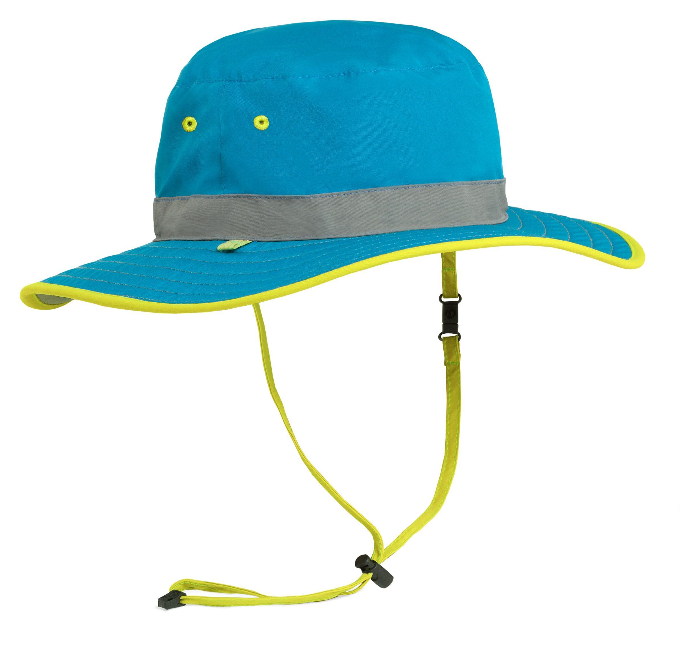 Image of Sunday Afternoons Clear Creek Reversible Boonie Hat for Kids - Deep Blue/Chaparral - M