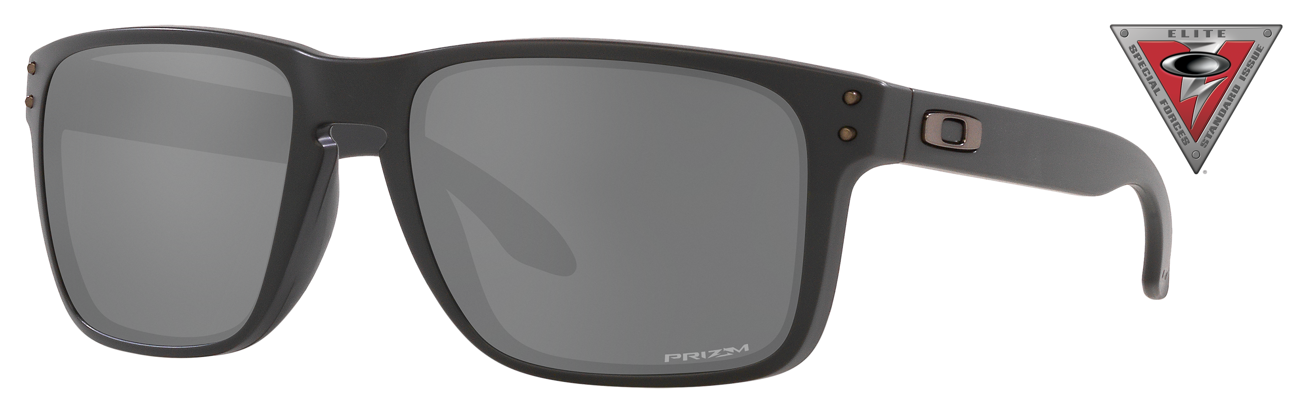 Image of Oakley SI Holbrook XL OO9417 Prizm Grey Sunglasses - Matte Carbon/Prizm Black - X-Large