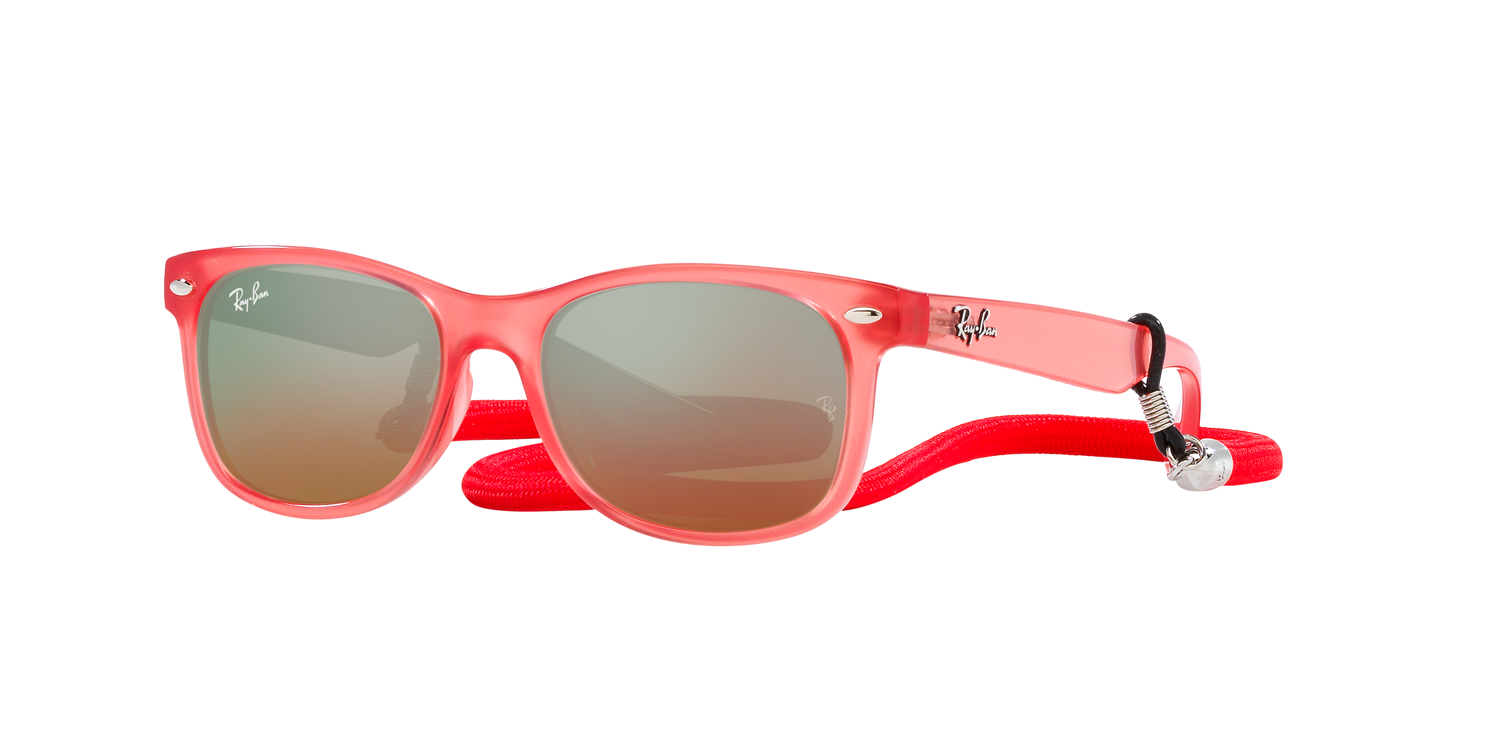 RAY-BAN Jr. New Wayfarer Kids Summer Capsule RJ9052S Gradient Mirror Sunglasses for Kids