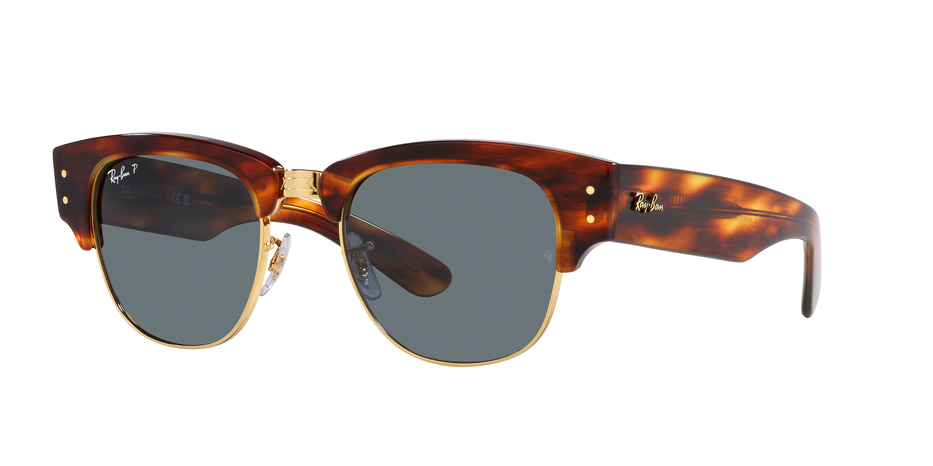RAY-BAN Mega Clubmaster RB0316S Glass Polarized Sunglasses