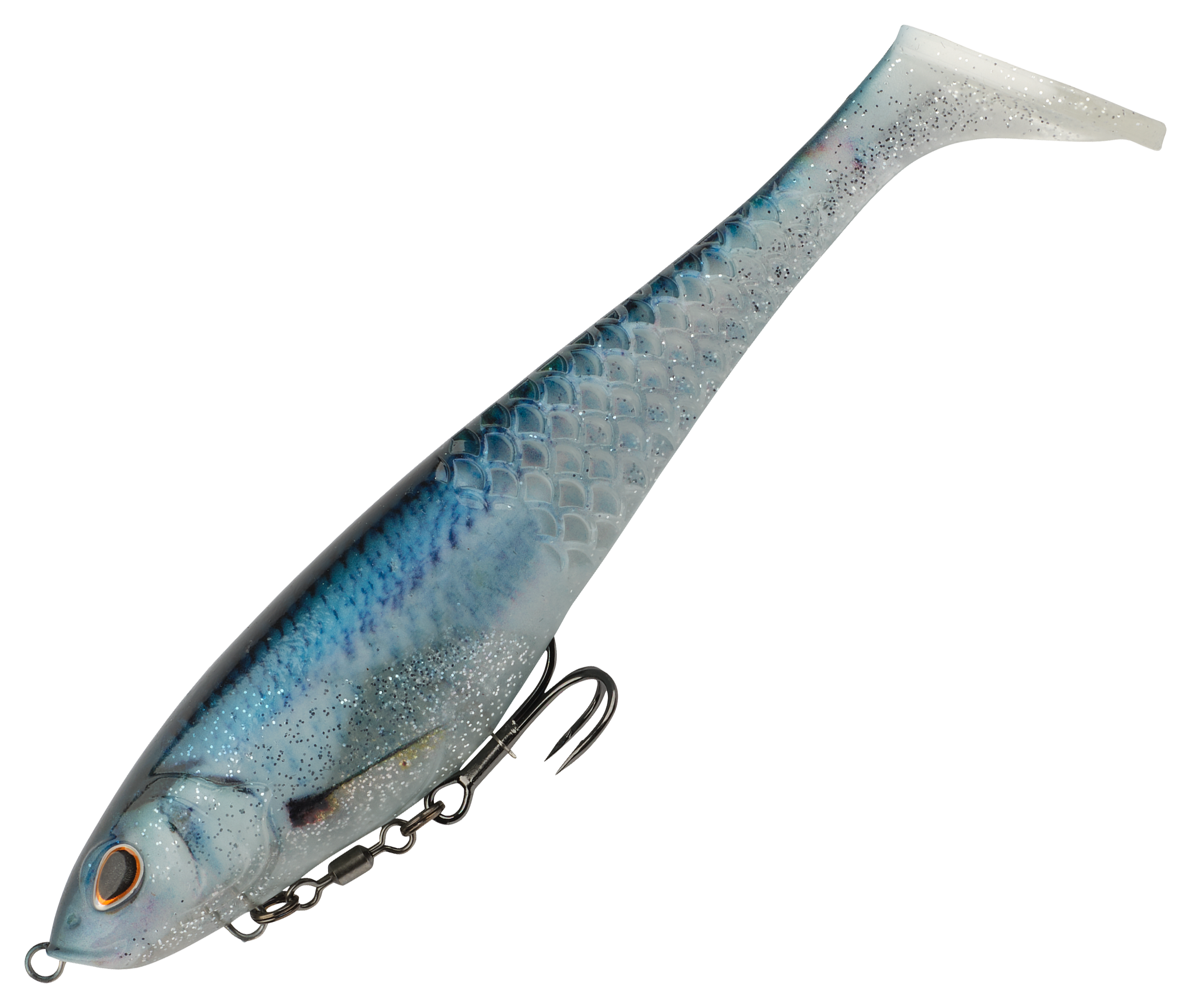 Image of "Berkley PowerBait CullShad - HD Blue Shad - 8"" - 2-3/4 oz."