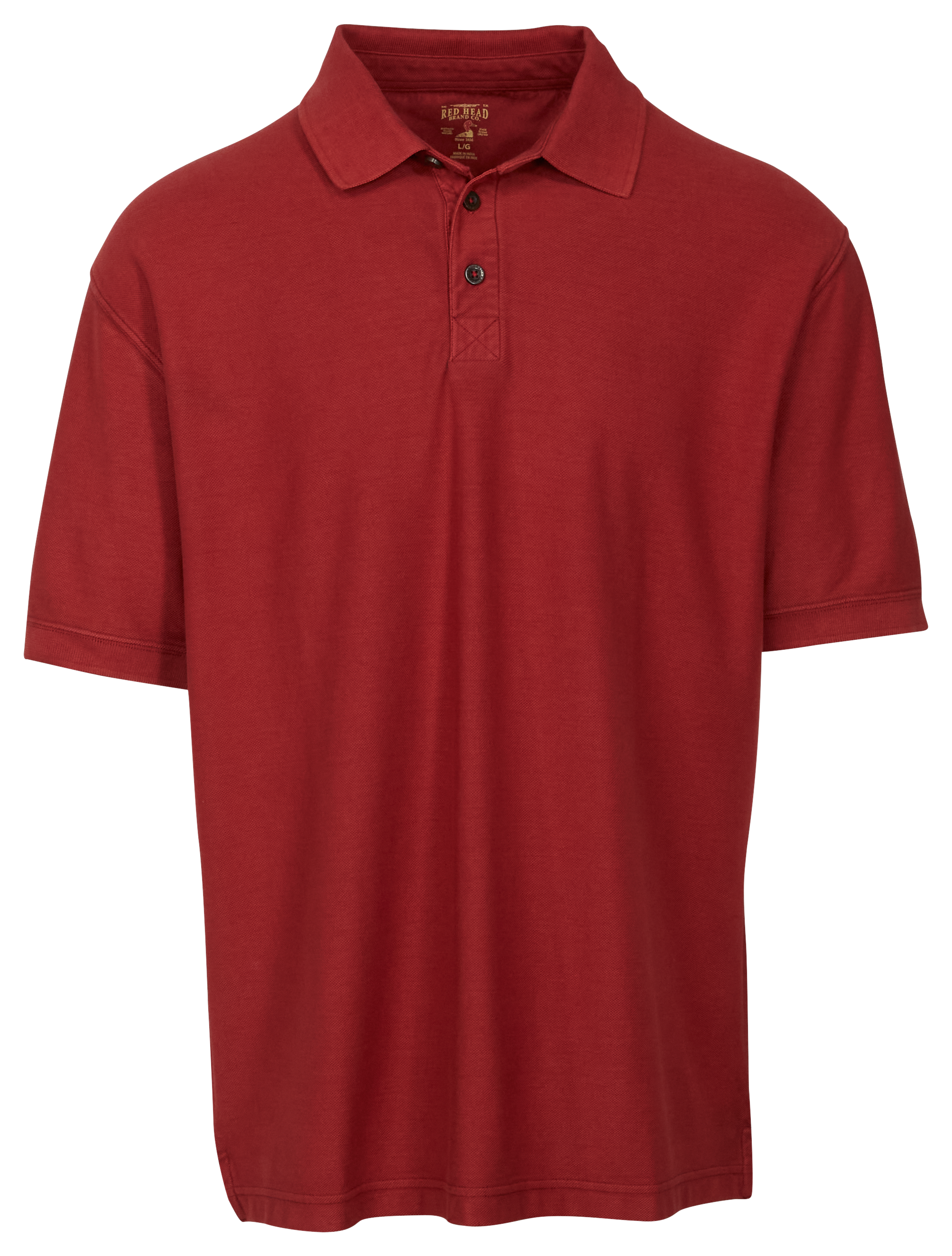 Image of RedHead The Classic Polo Short-Sleeve Shirt for Men - Red - 3XL