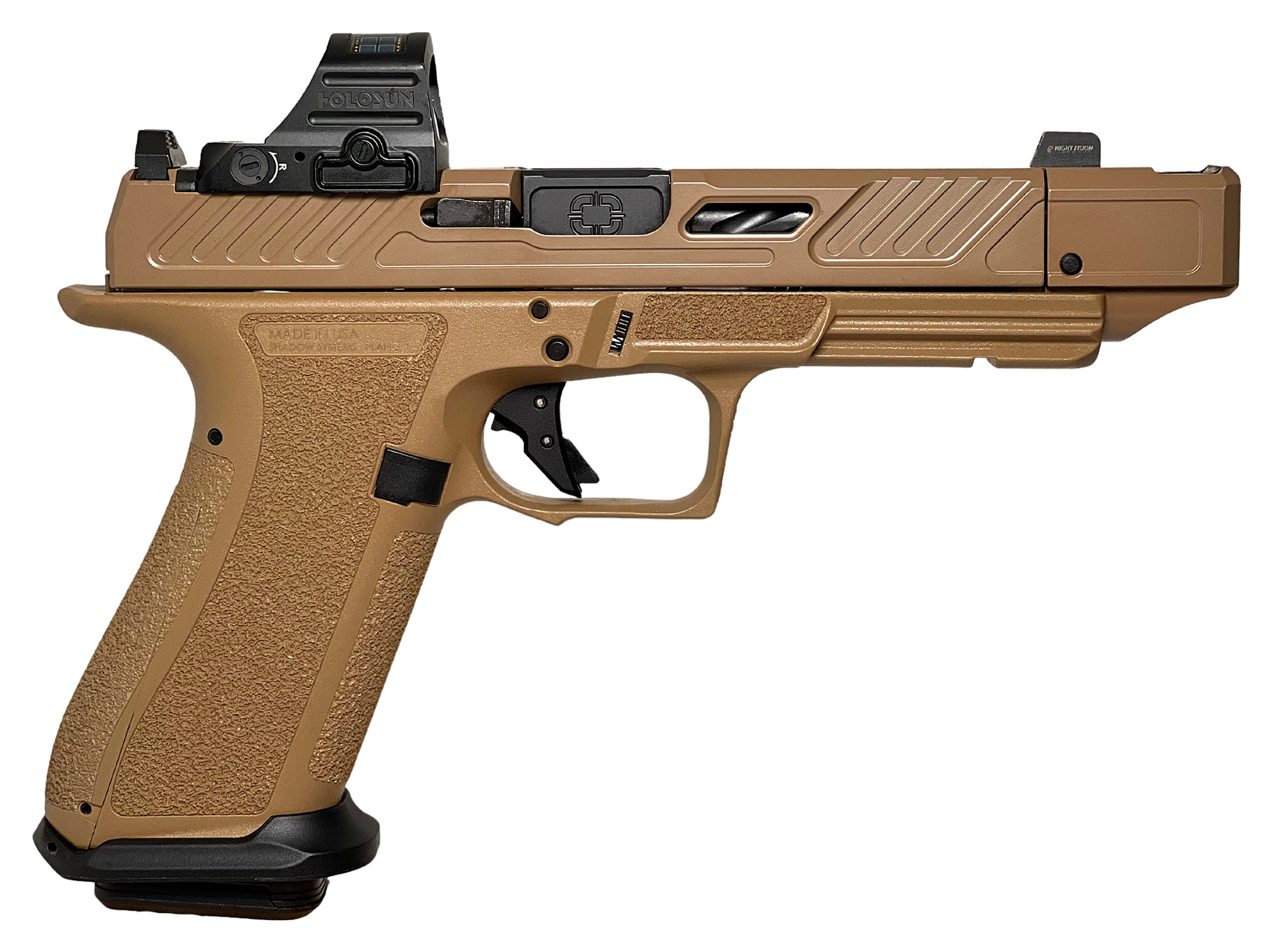 Image of Shadow Systems DR920P Elite Optics-Ready Semi-Auto Pistol with Compensator and Holosun Optic - 10 + 1