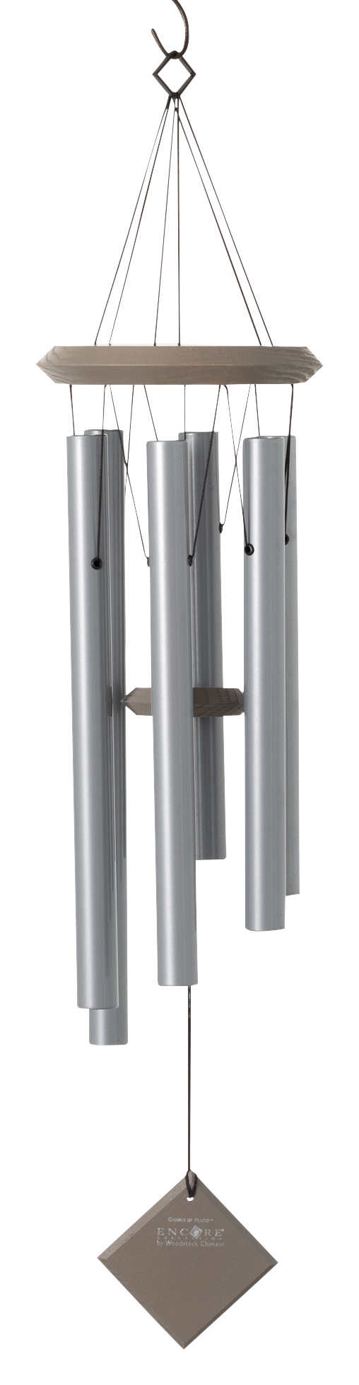 Image of Woodstock Chimes Encore Collection Chimes of Pluto - Harbor Gray/Silver