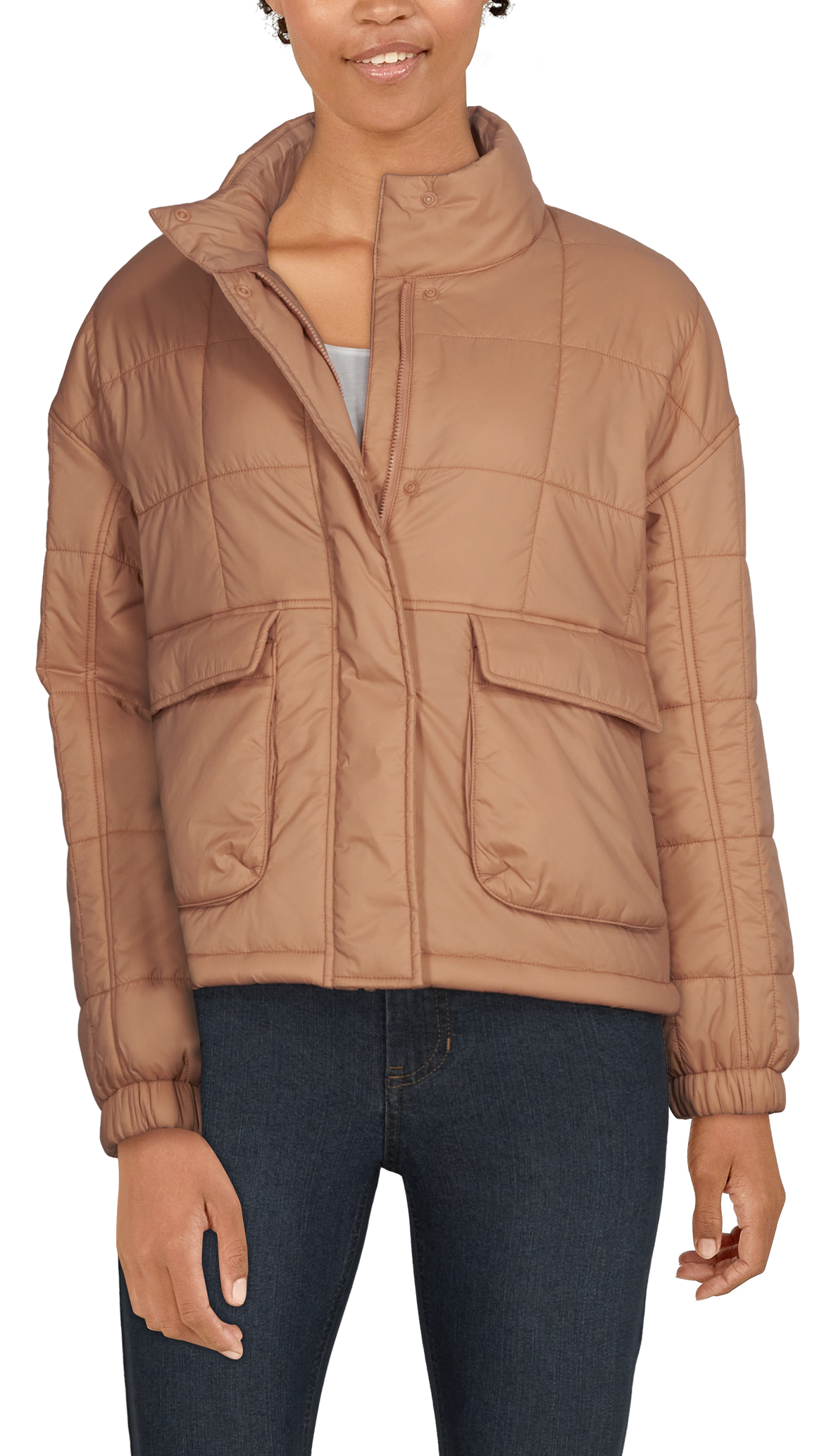 Image of Natural Reflections Pack and Go Jacket for Ladies - Cork - S