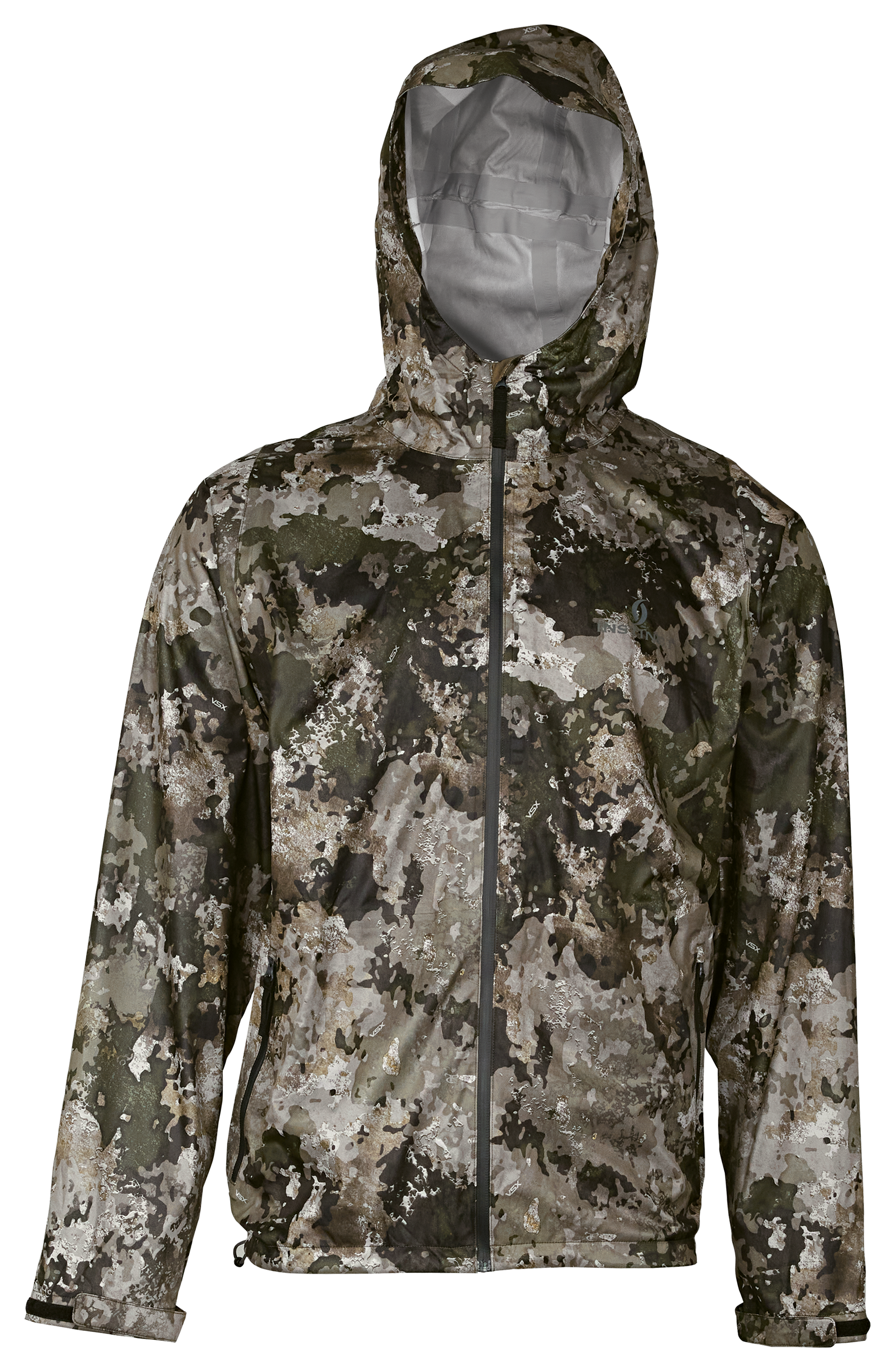 Image of Cabela's Instinct Packable Rain Jacket for Men - TrueTimber VSX - M