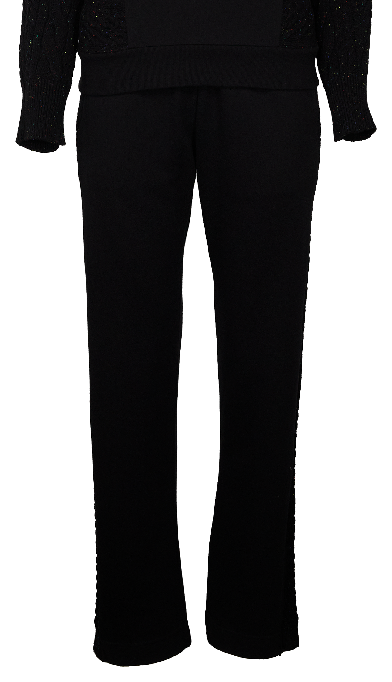 Image of Natural Reflections Cable-Knit Sweatpants