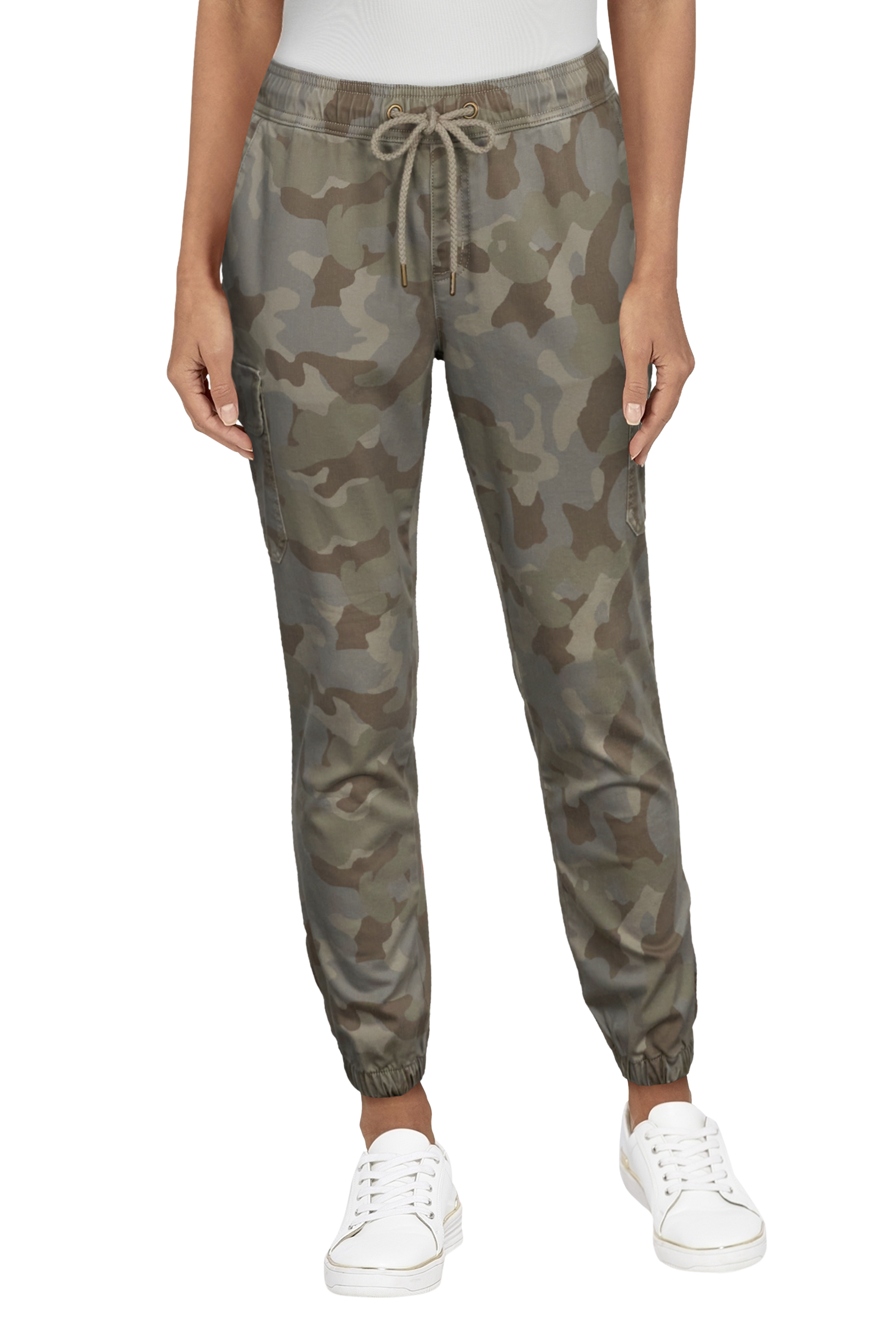 Image of Natural Reflections Bella Vista Joggers for Ladies - Camo - S