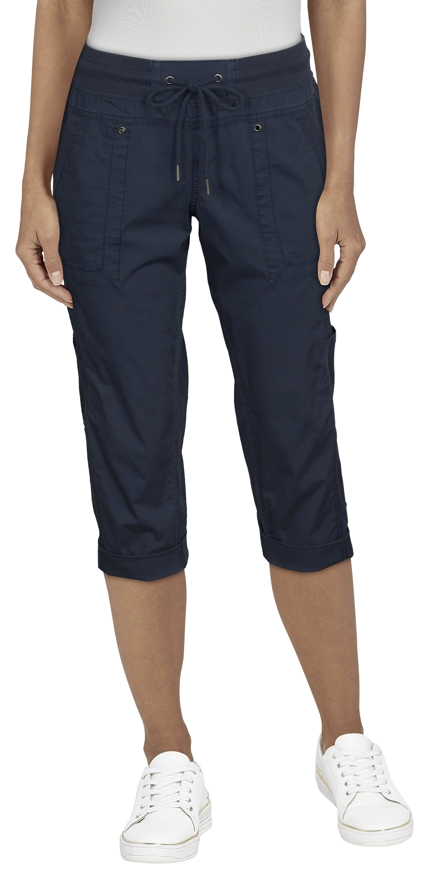 Style Dunes Women's Cotton Capri with Side Pockets - Stretch Pants for -  Wowxop