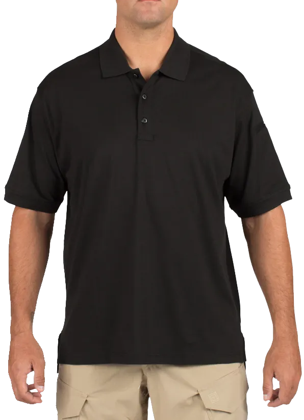 Image of 5.11 Men's Tactical Short-Sleeve Polo - Black - XL