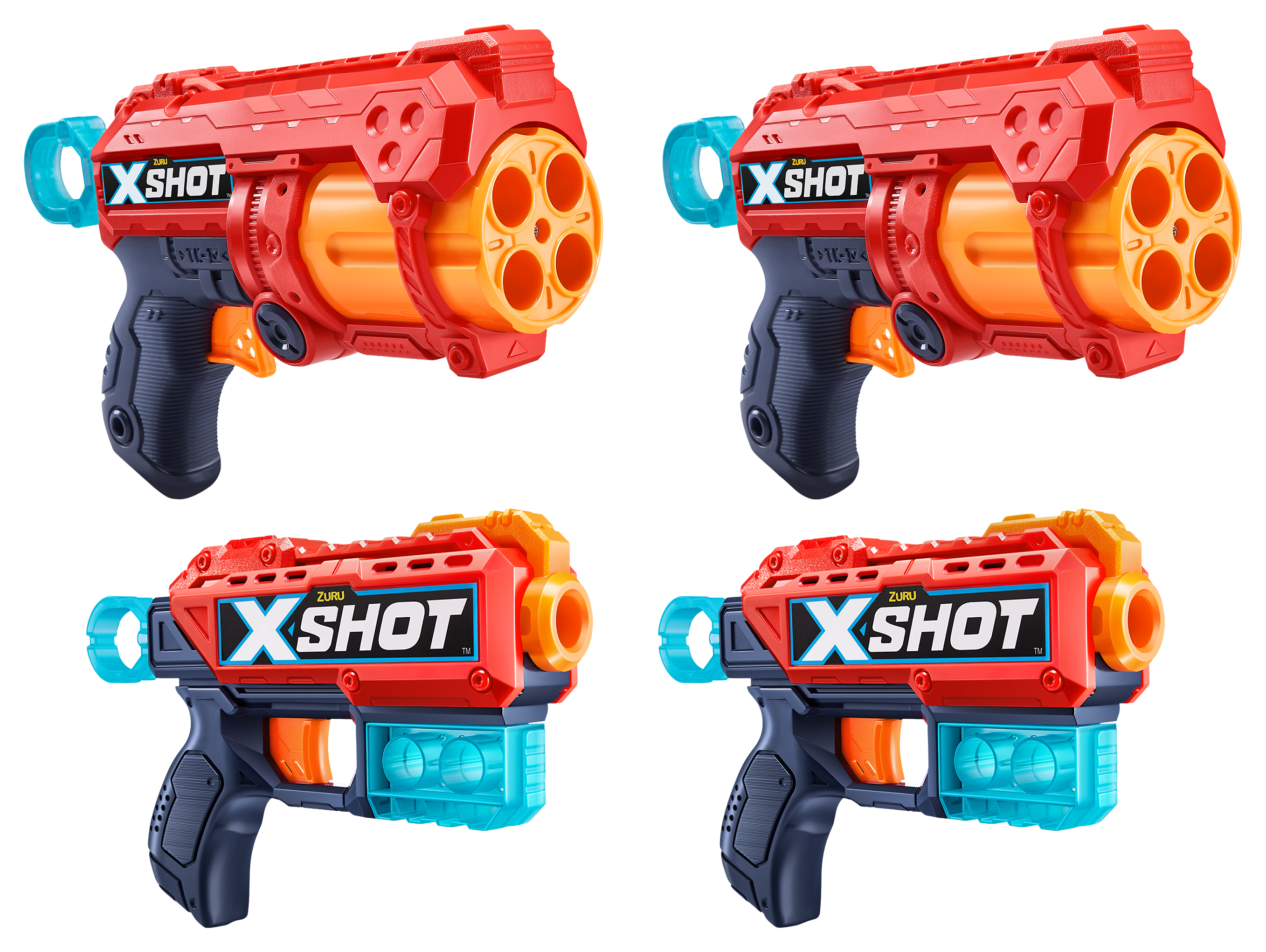 X-Shot Excel Ultimate Shootout Foam Dart Blaster Combo Pack