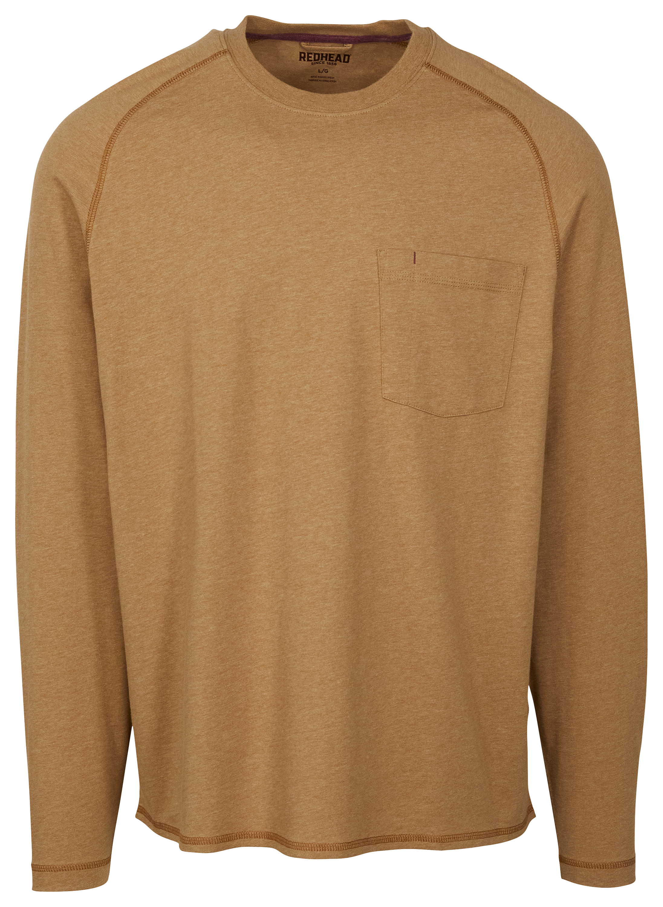 Image of RedHead Pro Series Pocket Tech Long-Sleeve Shirt for Men - Ermine Heather - M