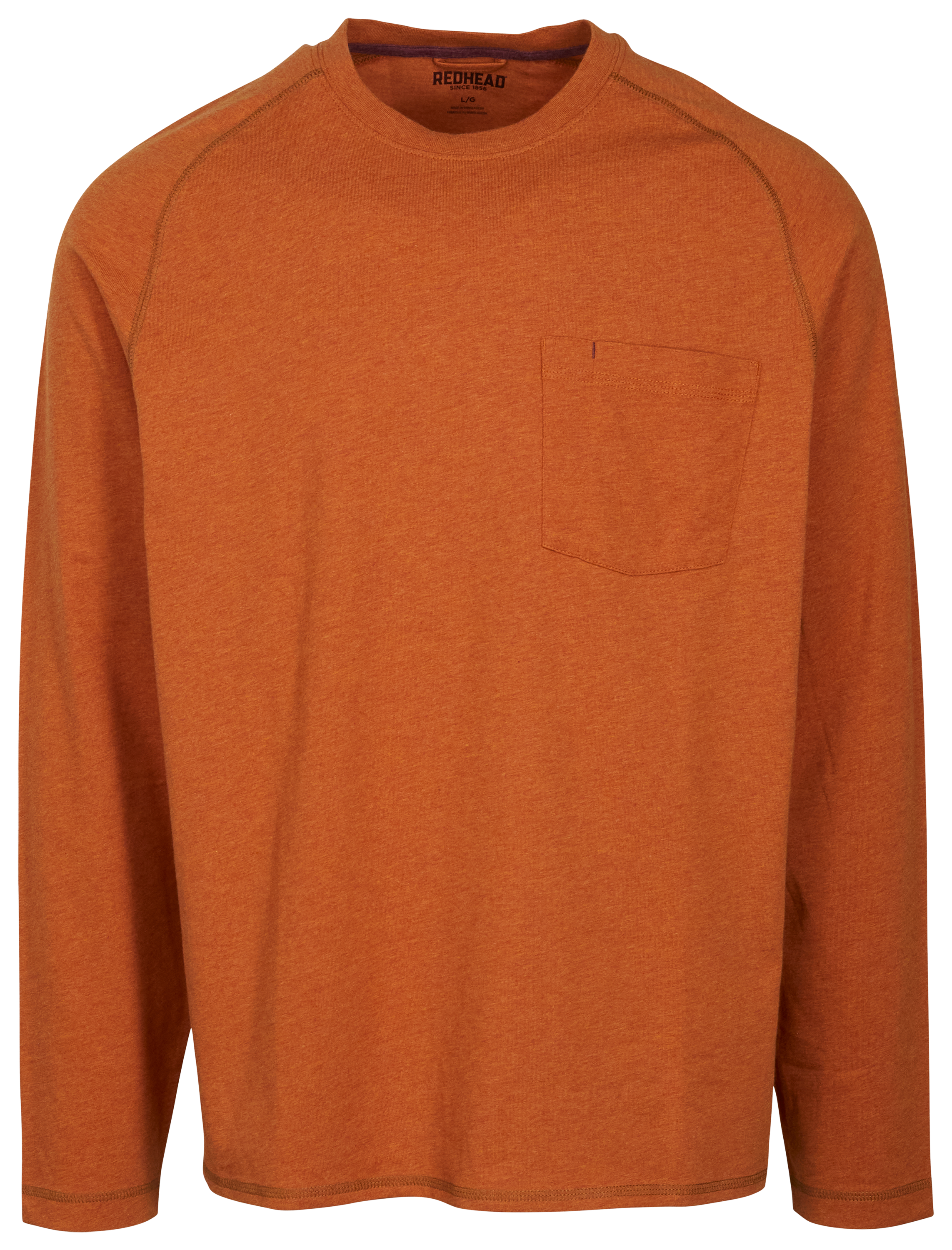 Image of RedHead Pro Series Pocket Tech Long-Sleeve Shirt for Men - Umber Heather - S