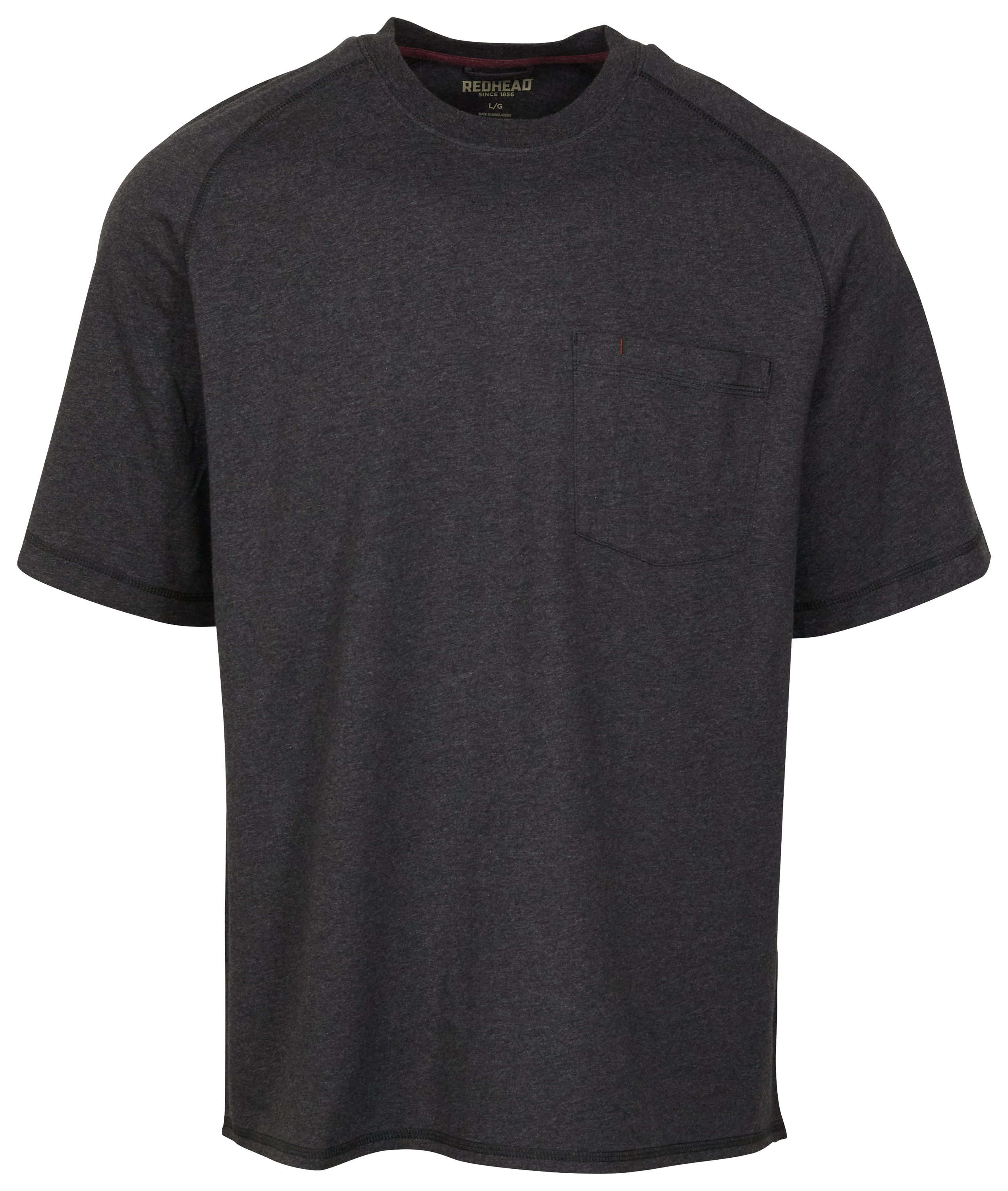 Image of RedHead Pro Series Pocket Tech Short-Sleeve Shirt for Men - Black Heather - M