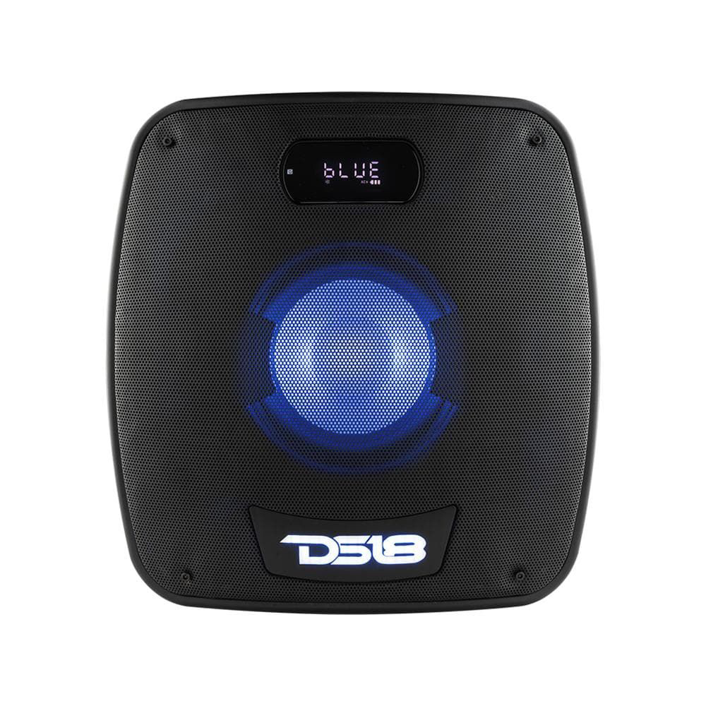 DS18 6.5'' Amplified Rechargeable Portable Party Speaker With LED Light, Bluetooth, and TWS