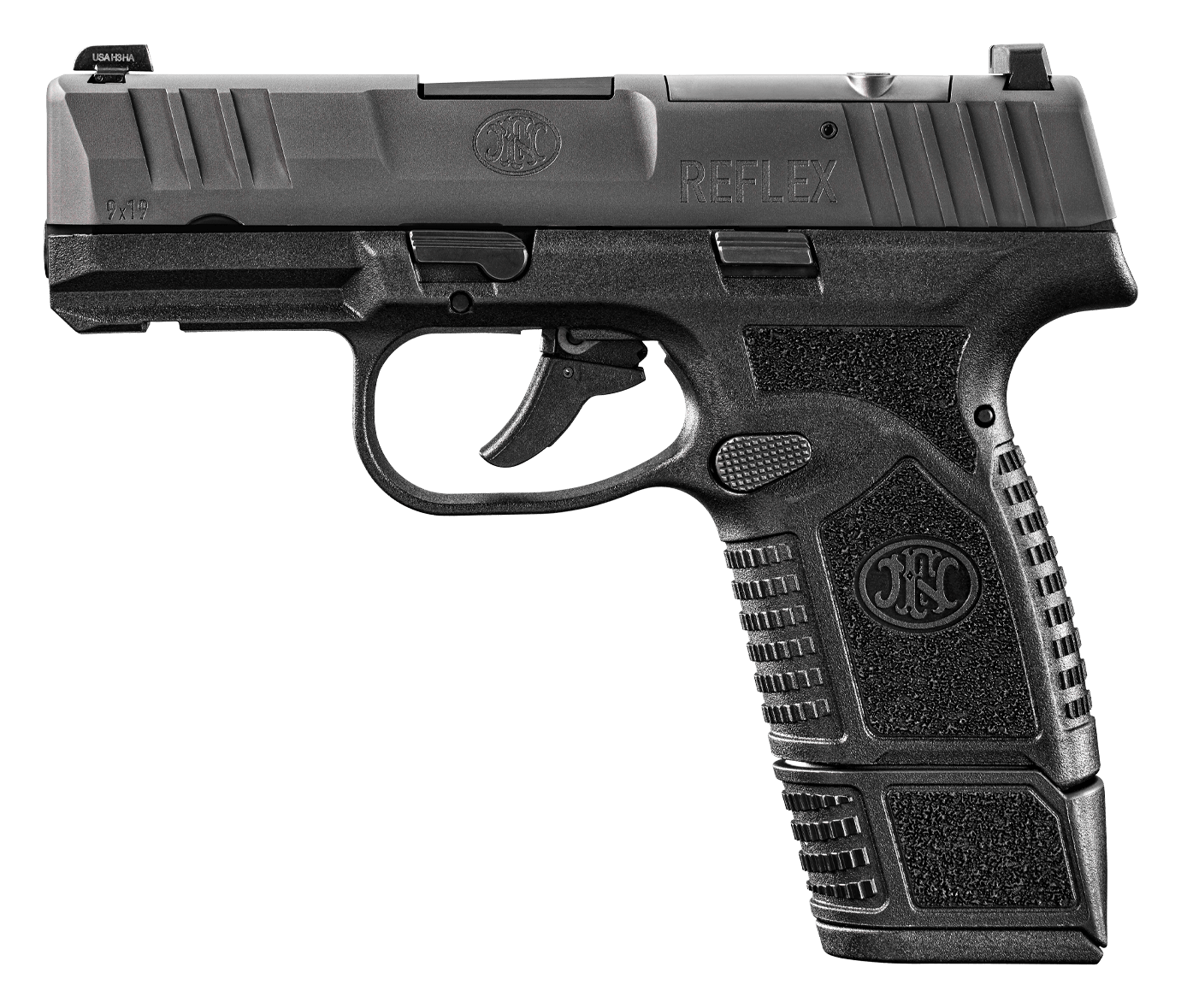 FN Reflex MRD Semi-Auto Pistol - 9mm - Black PVD