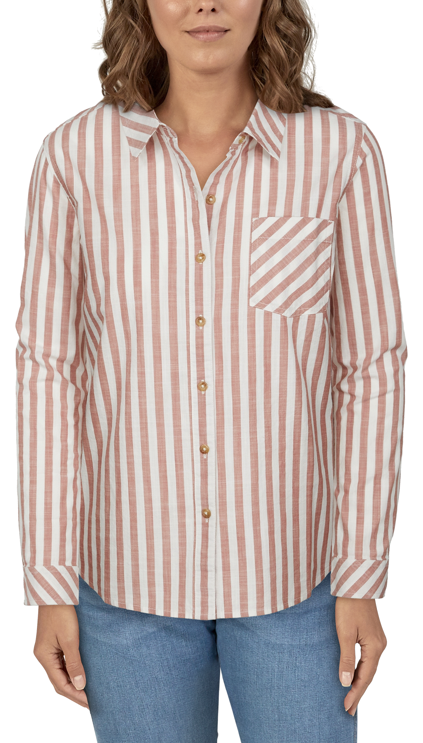 NATURAL REFLECTIONS Meadowlands Button-Front Long-Sleeve Shirt