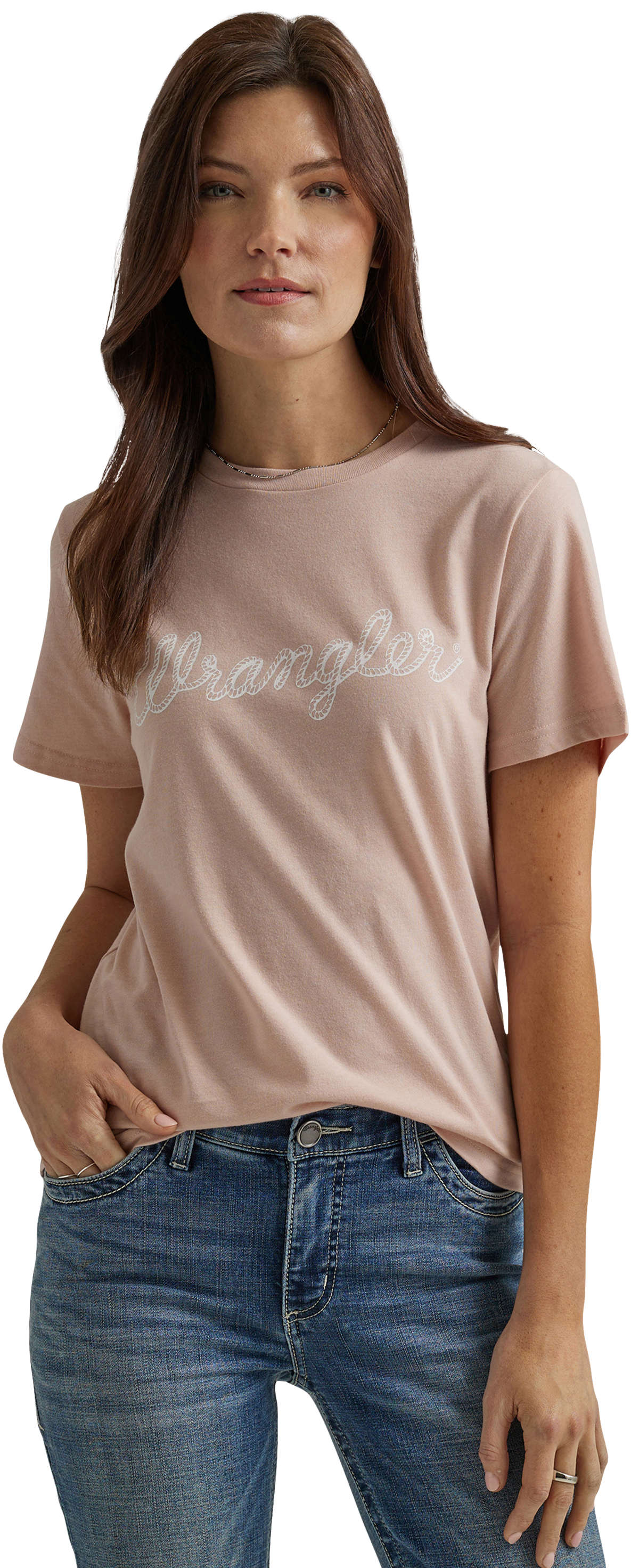 WRANGLER Rope Logo Graphic Short-Sleeve T-Shirt for Ladies