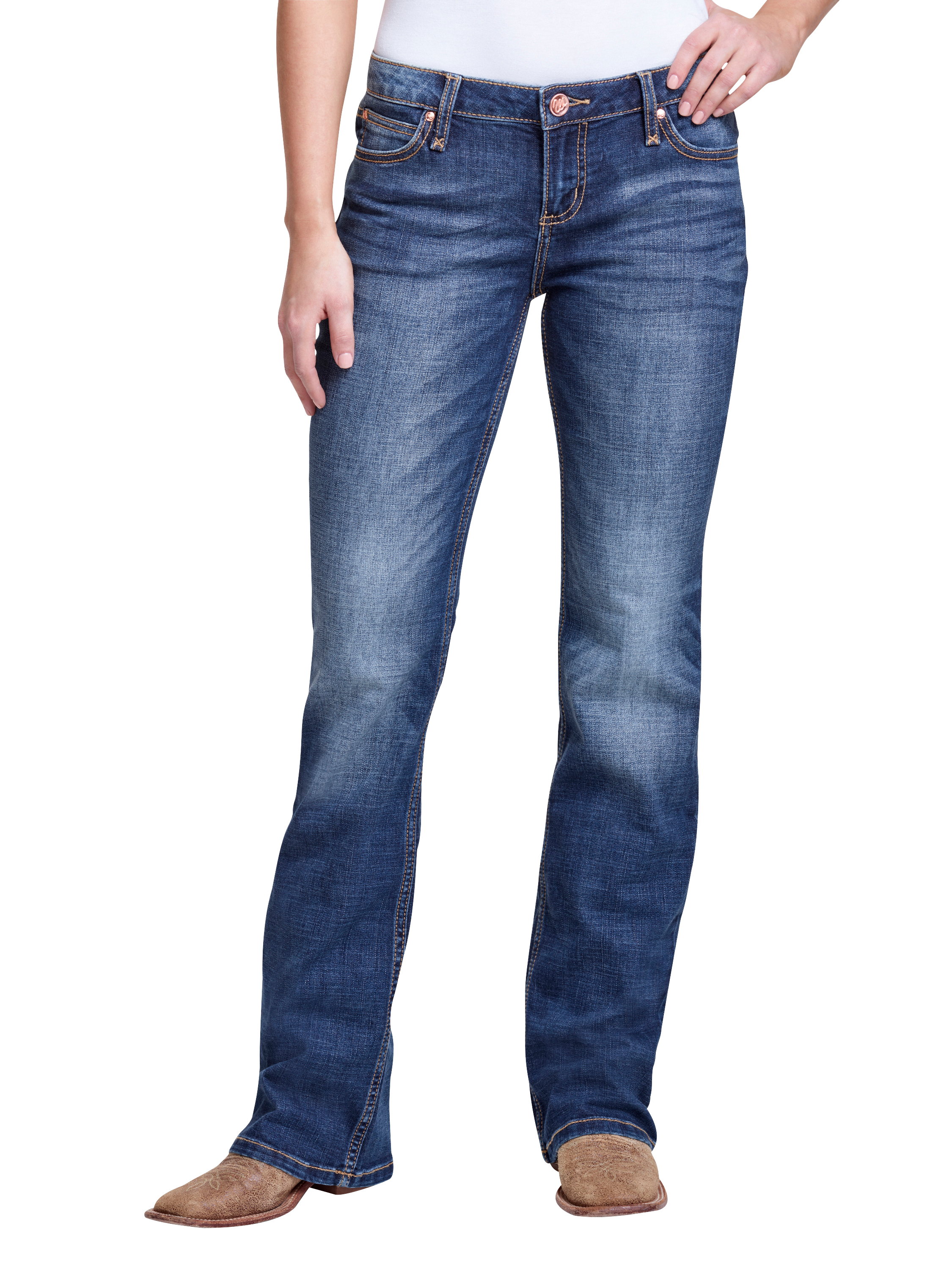 Image of Wrangler Retro Mae Jeans for Ladies - Dark Blue