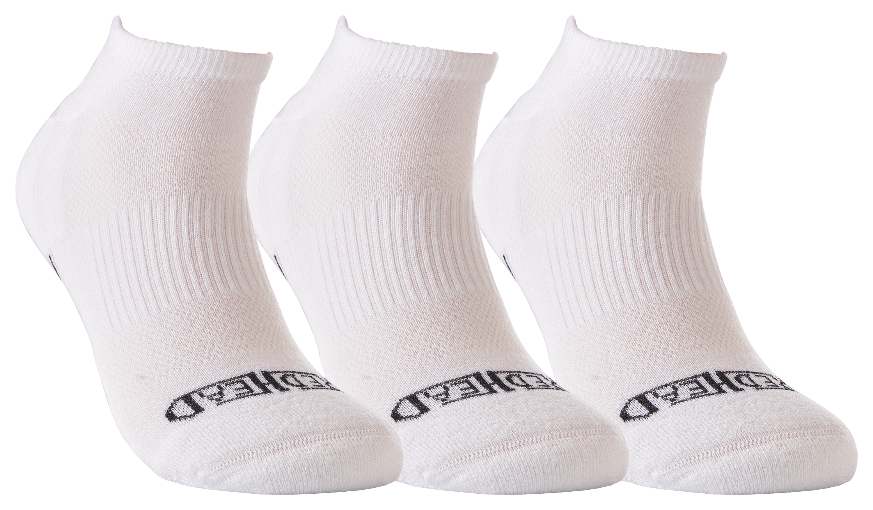 Image of RedHead Encompass Low-Cut Socks for Men 3-Pair Pack - White - L