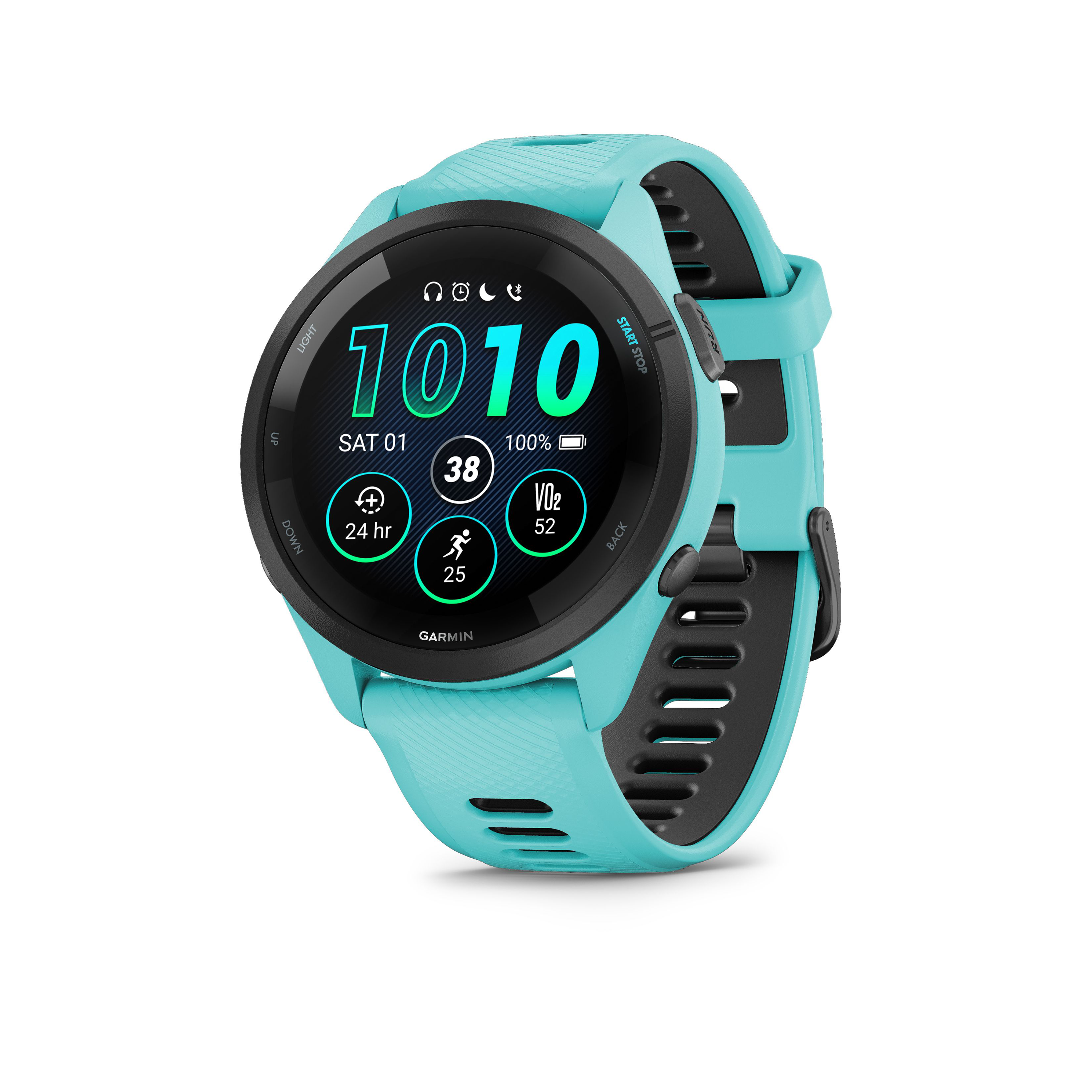 Image of Garmin Forerunner 265 GPS Smartwatch - Aqua