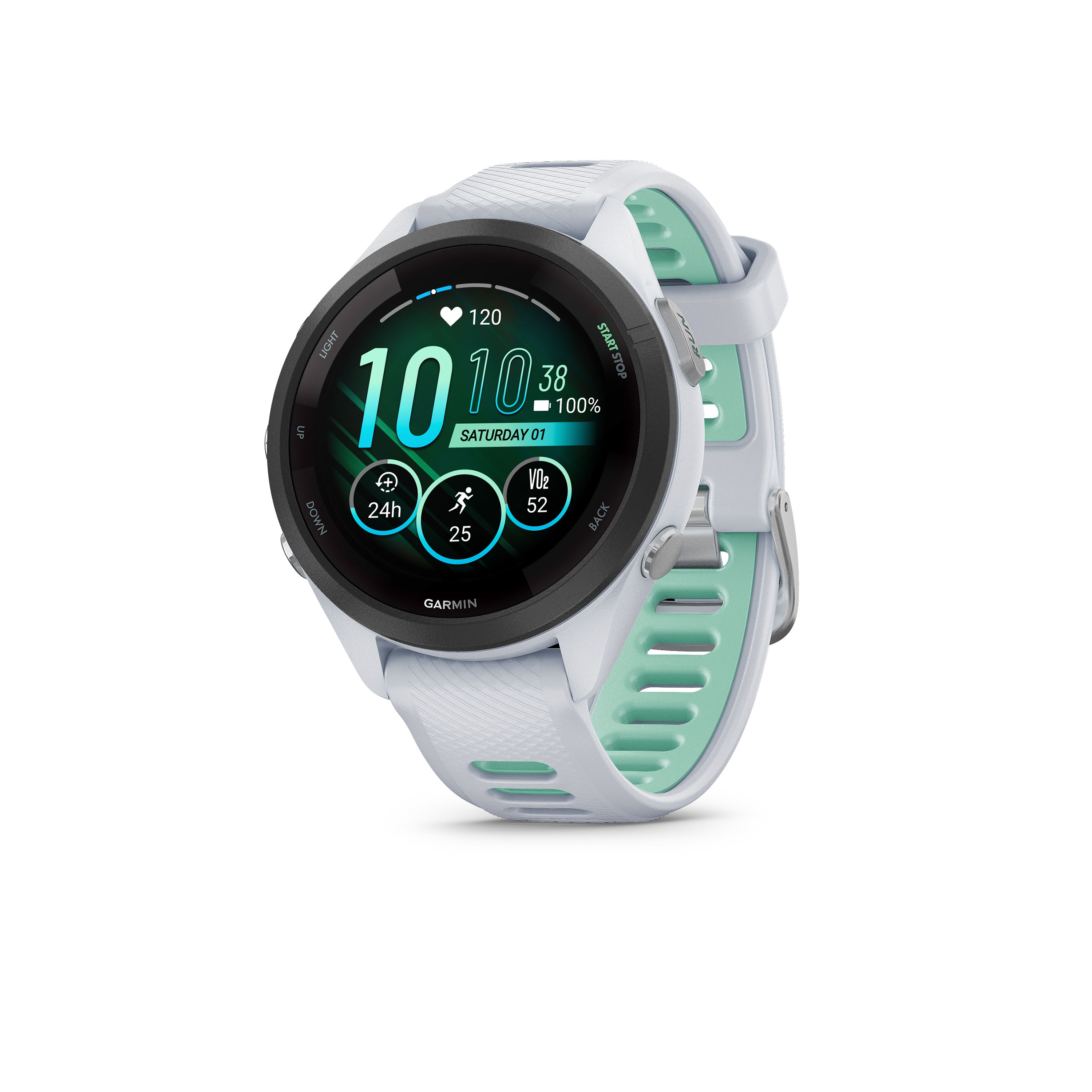 Image of Garmin Forerunner 265S GPS Smartwatch - Whitestone