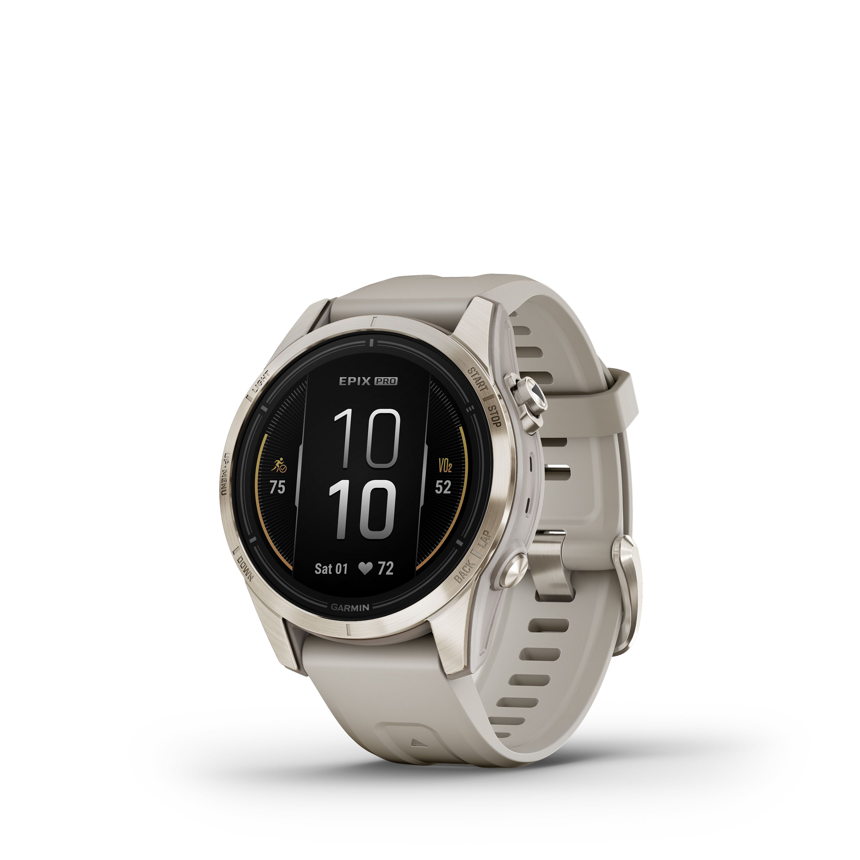 Image of Garmin epix Pro Gen 2 Sapphire-Edition Smartwatch - Light Sand - 42mm