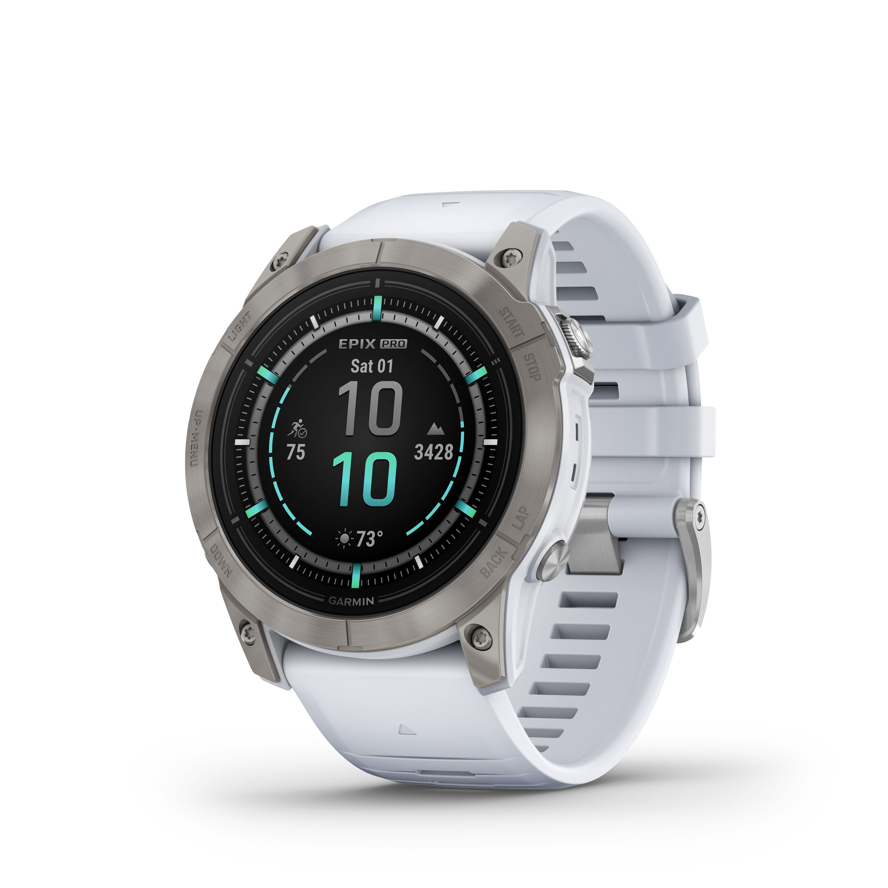 Image of Garmin epix Pro Gen 2 Sapphire-Edition Smartwatch - Whitestone - 51mm