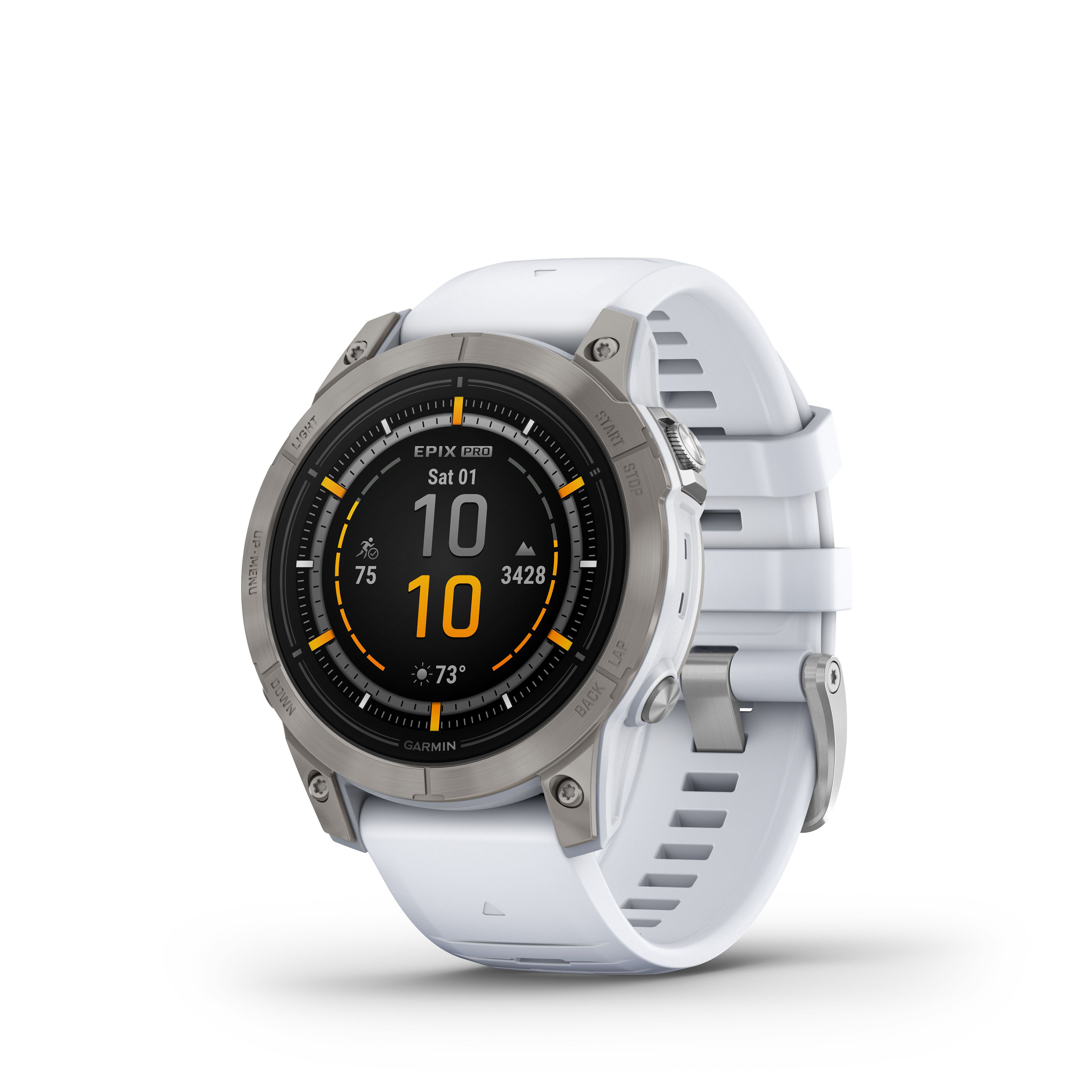 Image of Garmin epix Pro Gen 2 Sapphire-Edition Smartwatch - Whitestone - 47mm