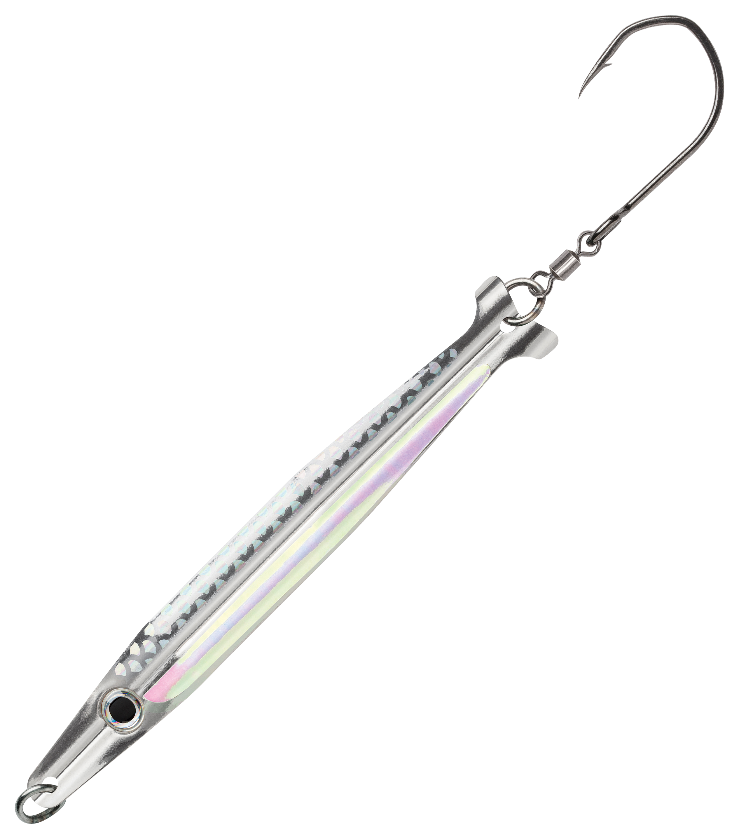 Image of "Luhr Jensen Koho King Spoon - Nickel Holo Glow - 4"""
