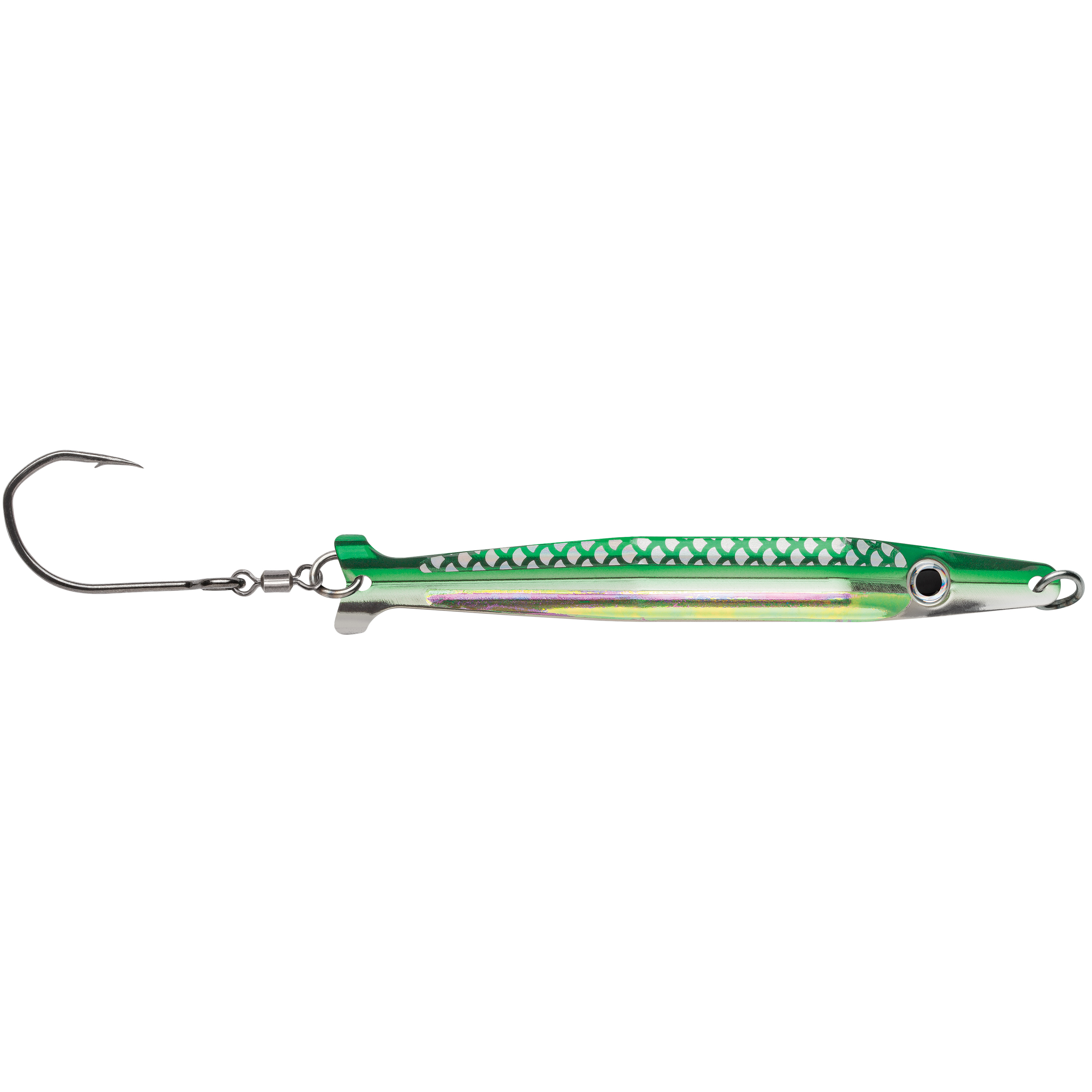 Image of "Luhr Jensen Koho King Spoon - Nickel Holo Green - 4"""