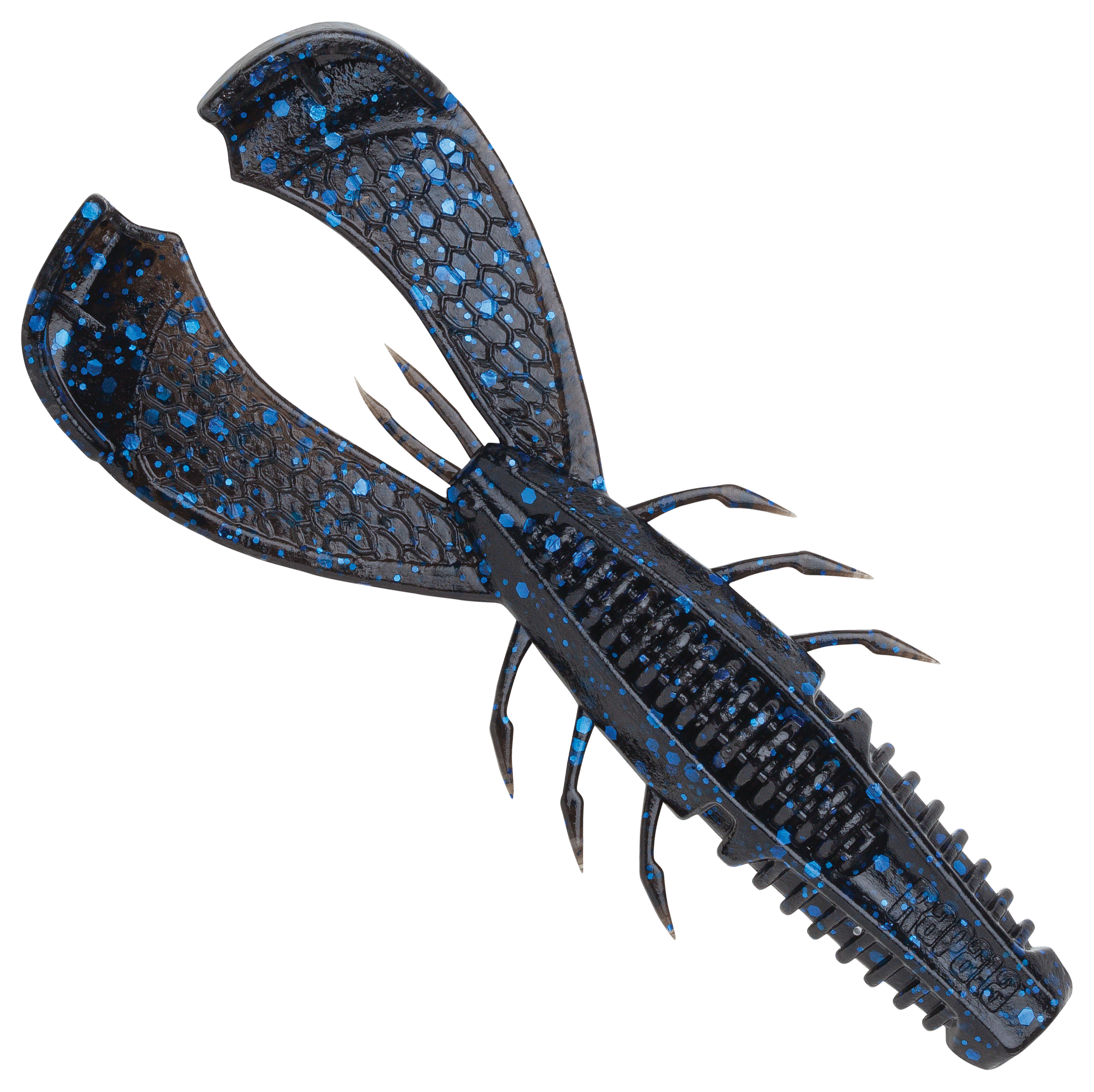 Image of Rapala CrushCity Customs Cleanup Craw - Black/Blue Flake