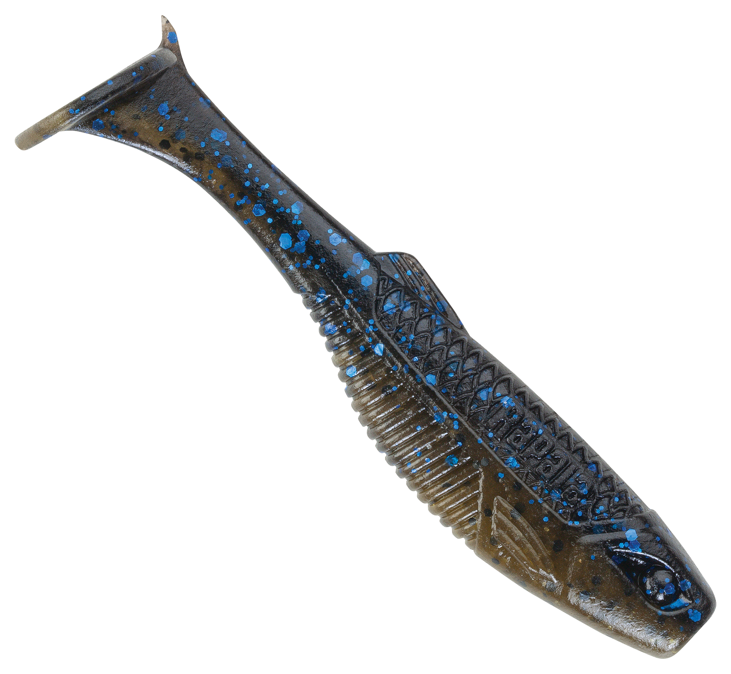 Rapala CrushCity Customs The Mayor Swimbait - Black Blue Flake/Green Pumpkin - 3"