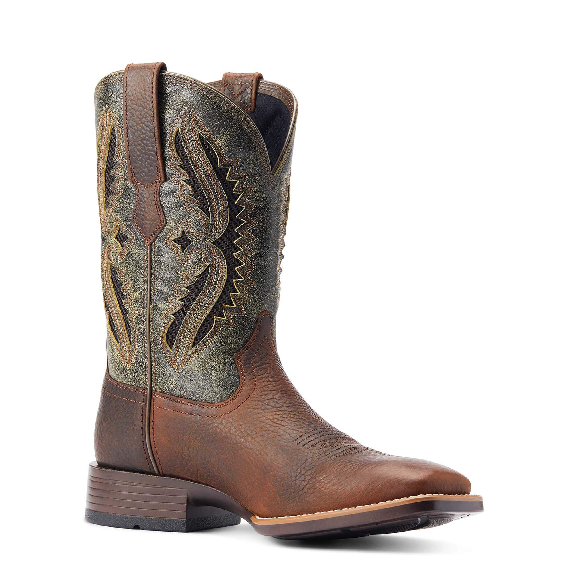 Image of Ariat Rowder VentTEK 360° Western Boots for Men - Rowdy Rust - 7.5M