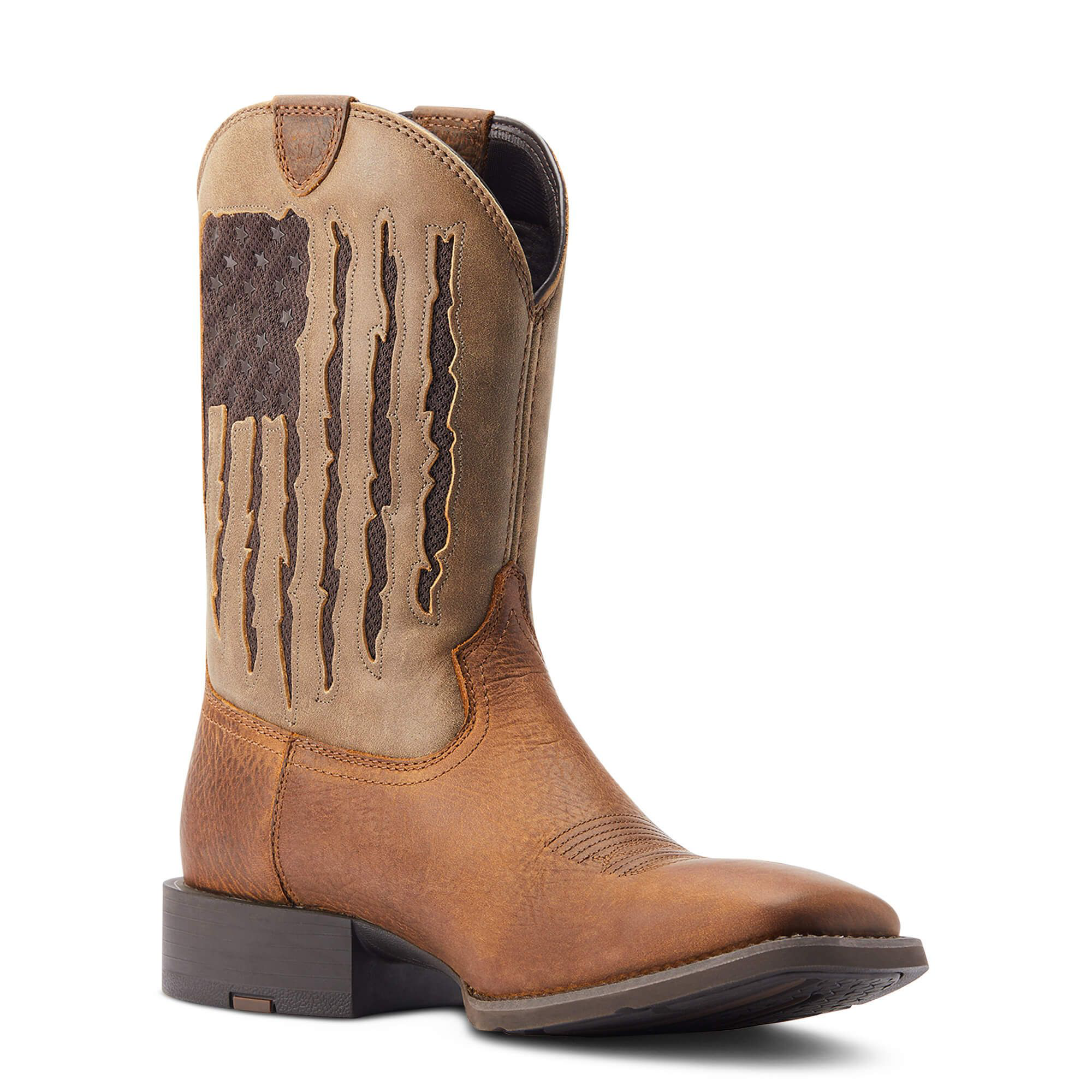Ariat Sport My Country VentTEK Western Boots for Men - Faithful Brown