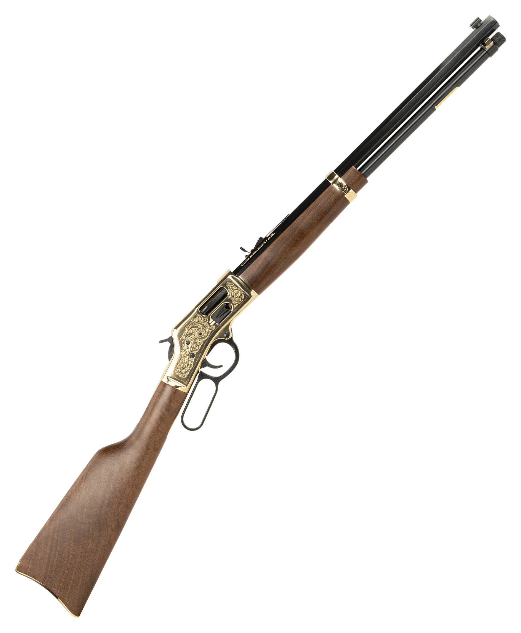 Henry Big Boy Brass Deluxe Engraved SideGate LeverAction Rifle  44 Rem Mag44 Spec