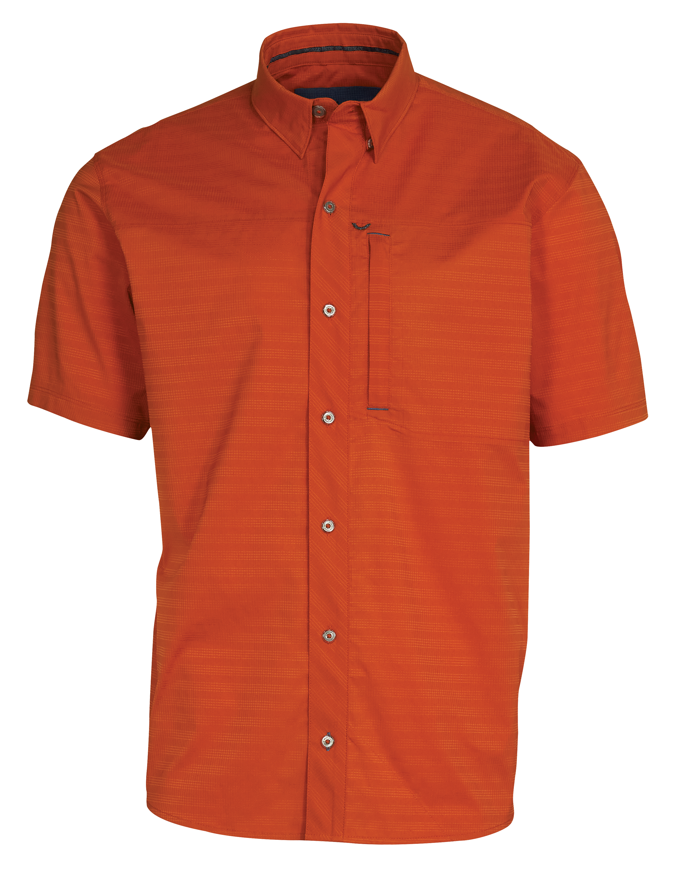 World Wide Sportsman Seacrest Short-Sleeve Shirt for Men - Mango - L