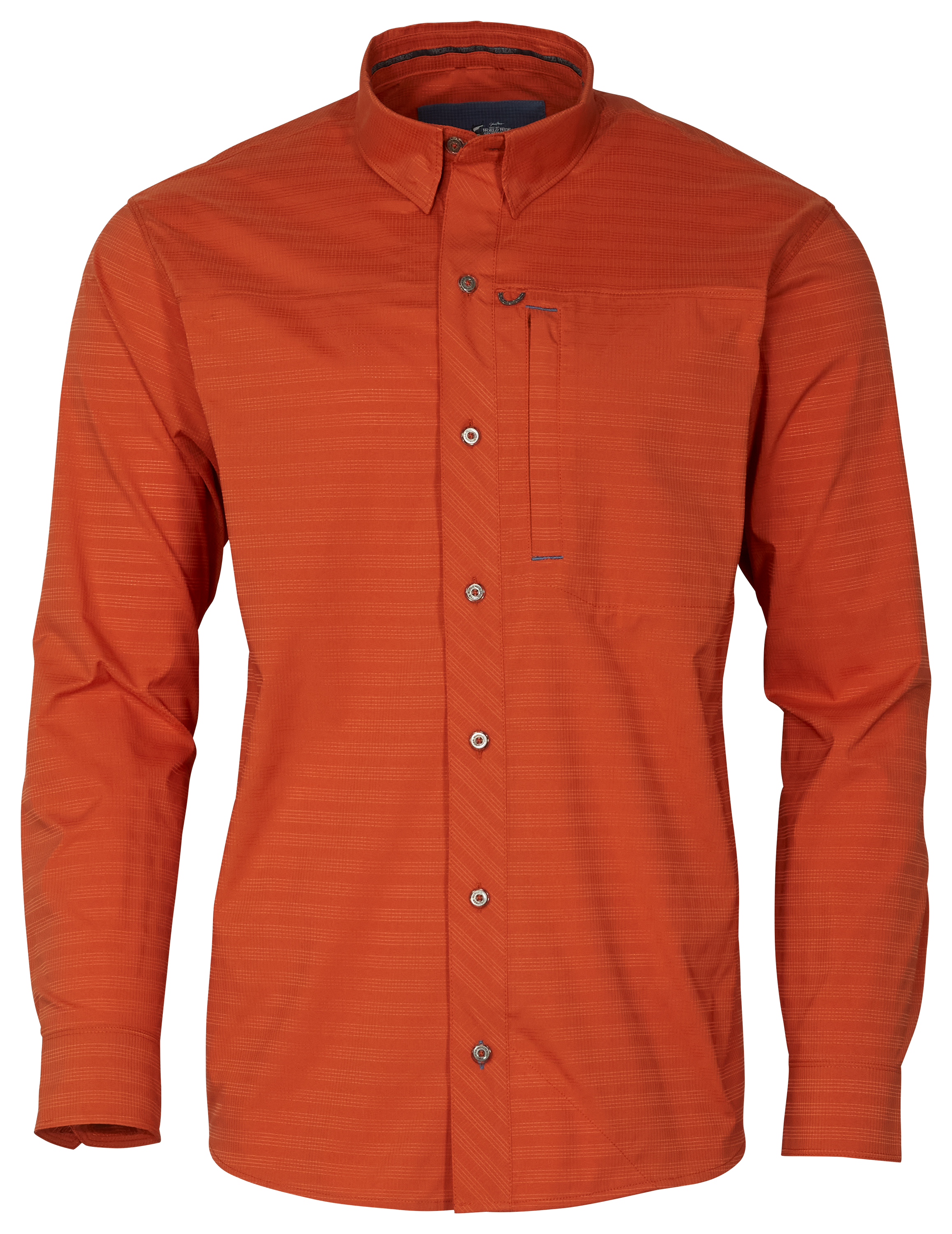 Image of World Wide Sportsman Seacrest Long-Sleeve Shirt - Mango